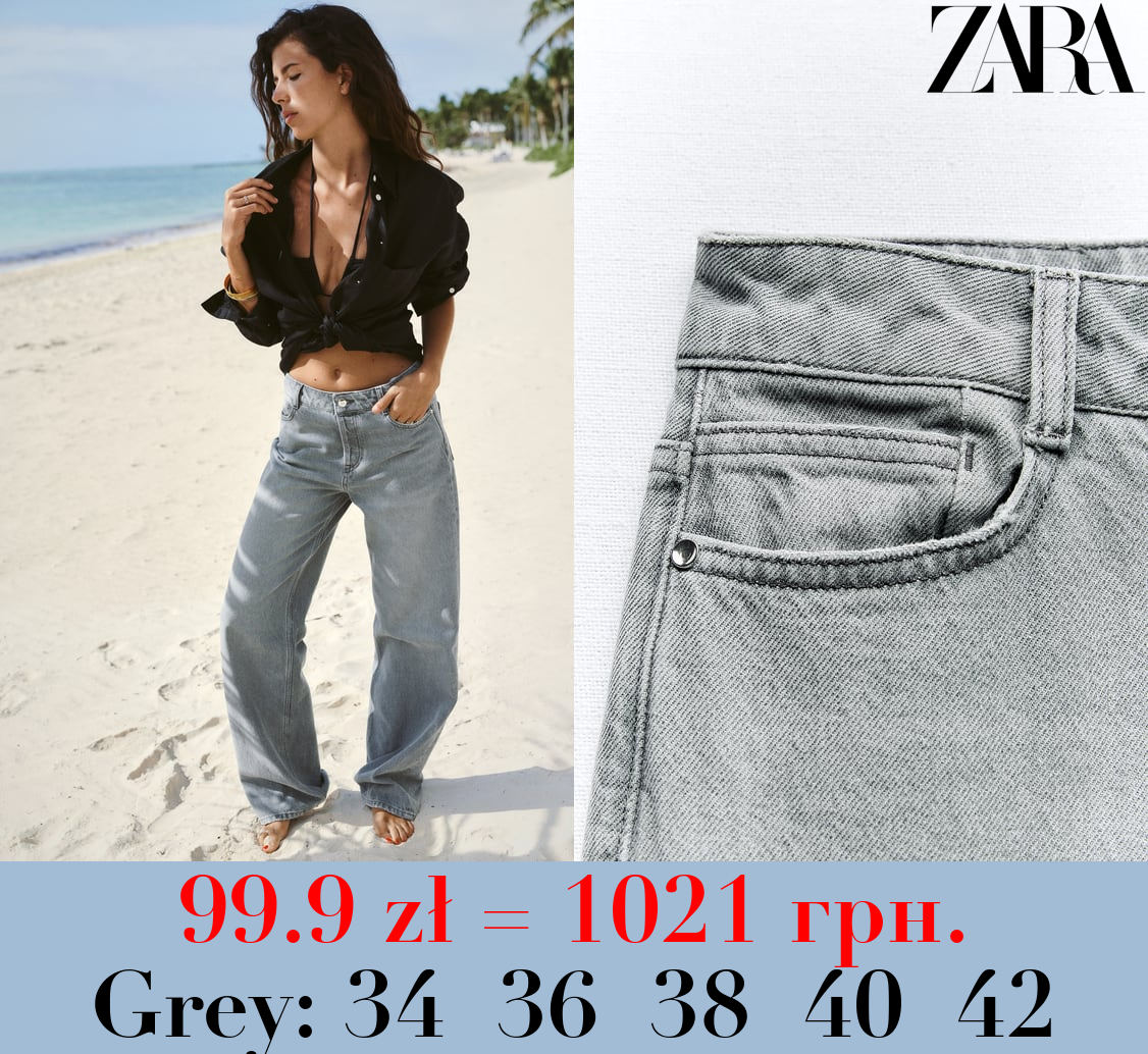 Z1975 STRAIGHT-FIT MID-RISE LONG LENGTH JEANS