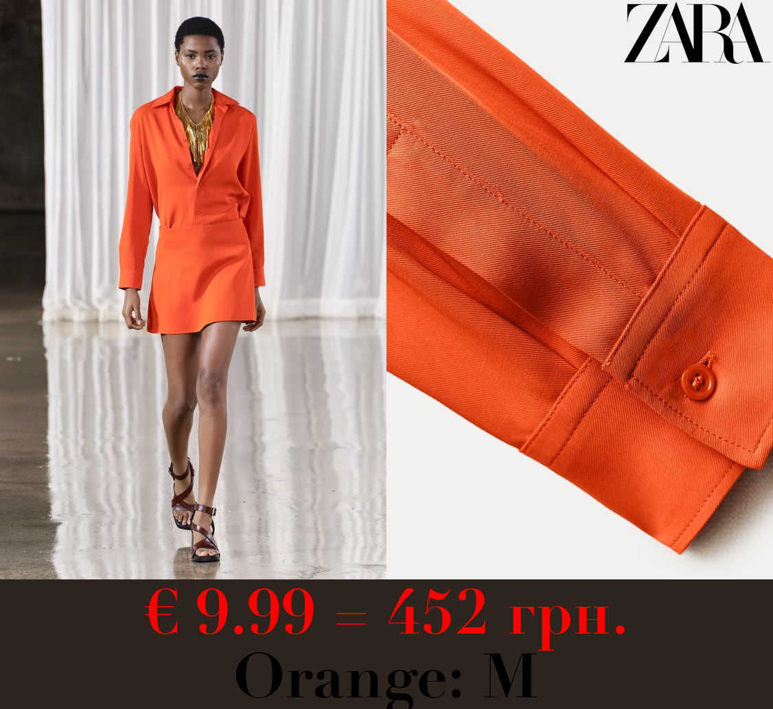 ZW COLLECTION SATIN SHIRT