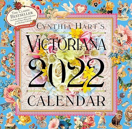 Cynthia Hart's Victoriana Wall Calendar 2022 - New 12 Month Planner