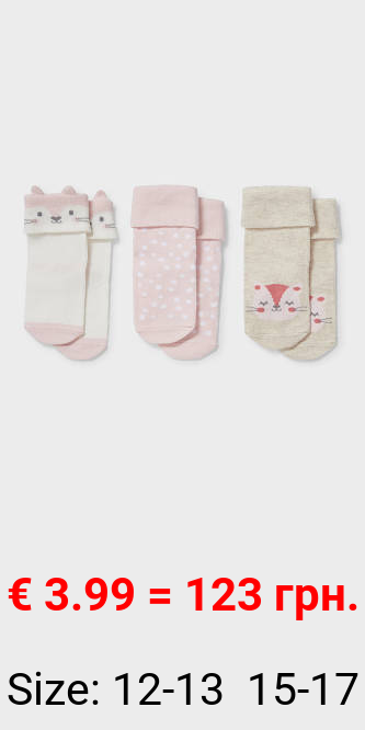 Multipack 3er - Baby-Socken