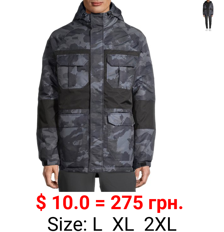SwissTech Men's Ski/Snowboard Heavyweight Camo Block Jacket