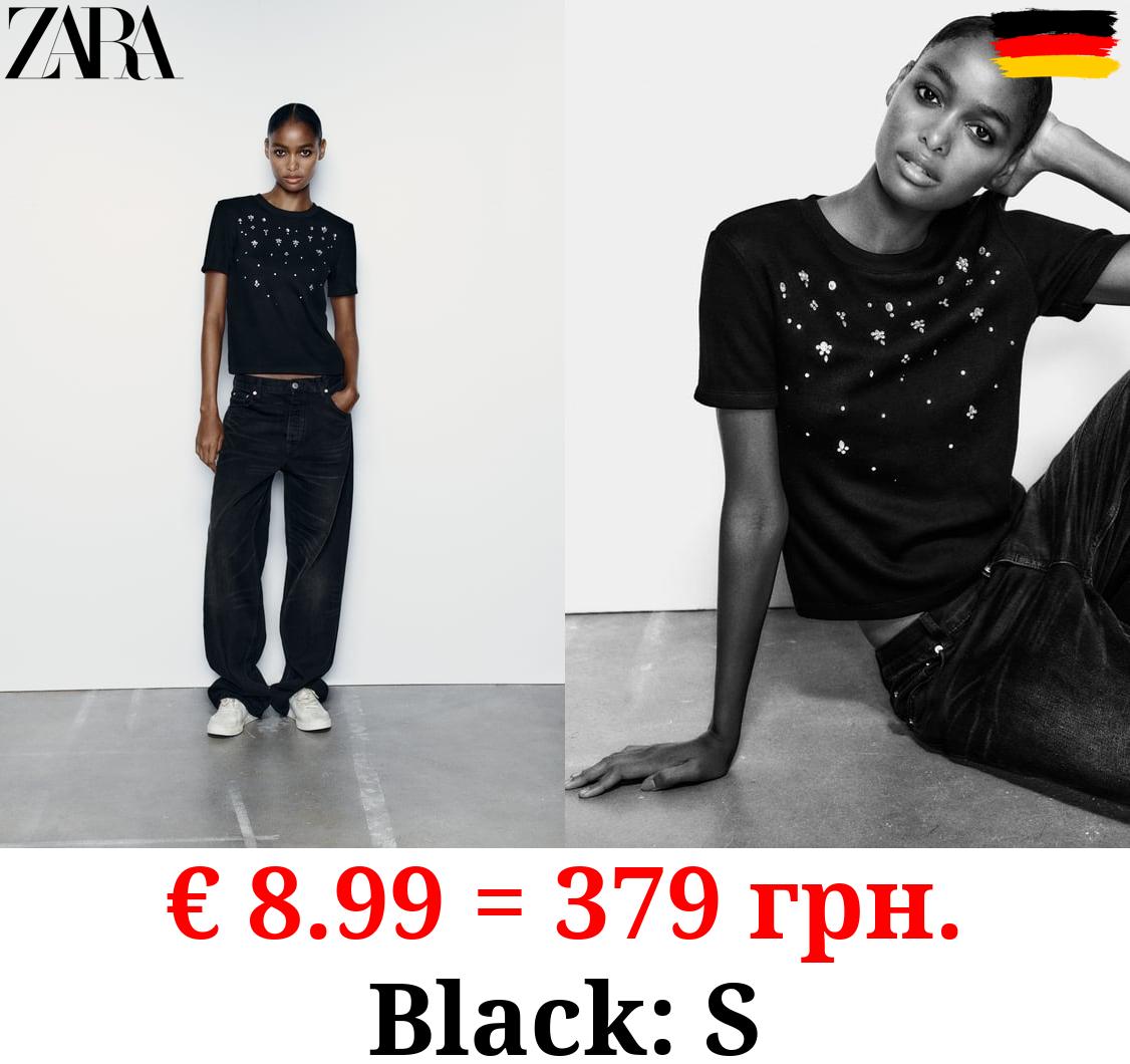 SOFT RHINESTONE SWEATER