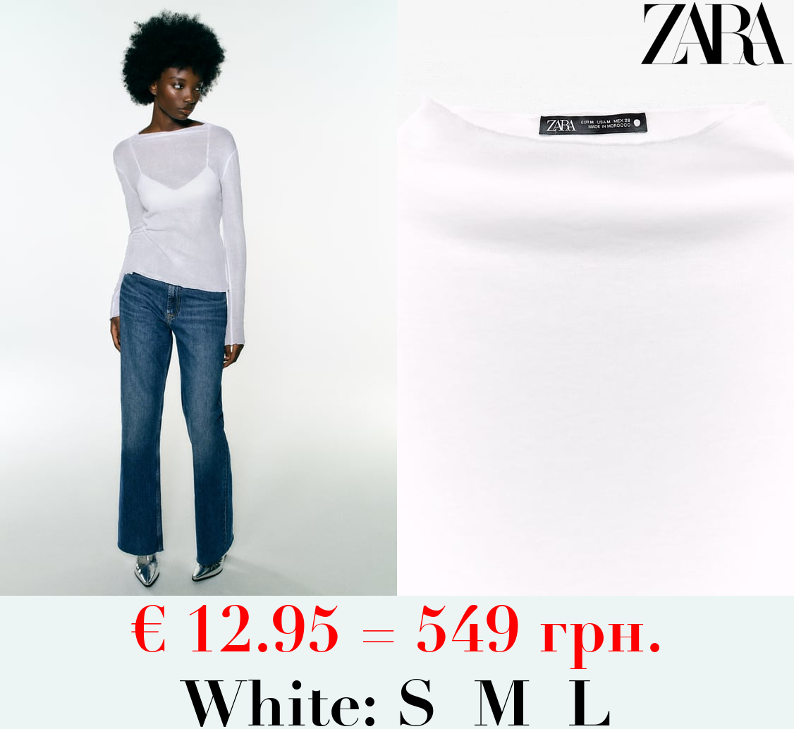 CREPE COTTON T-SHIRT