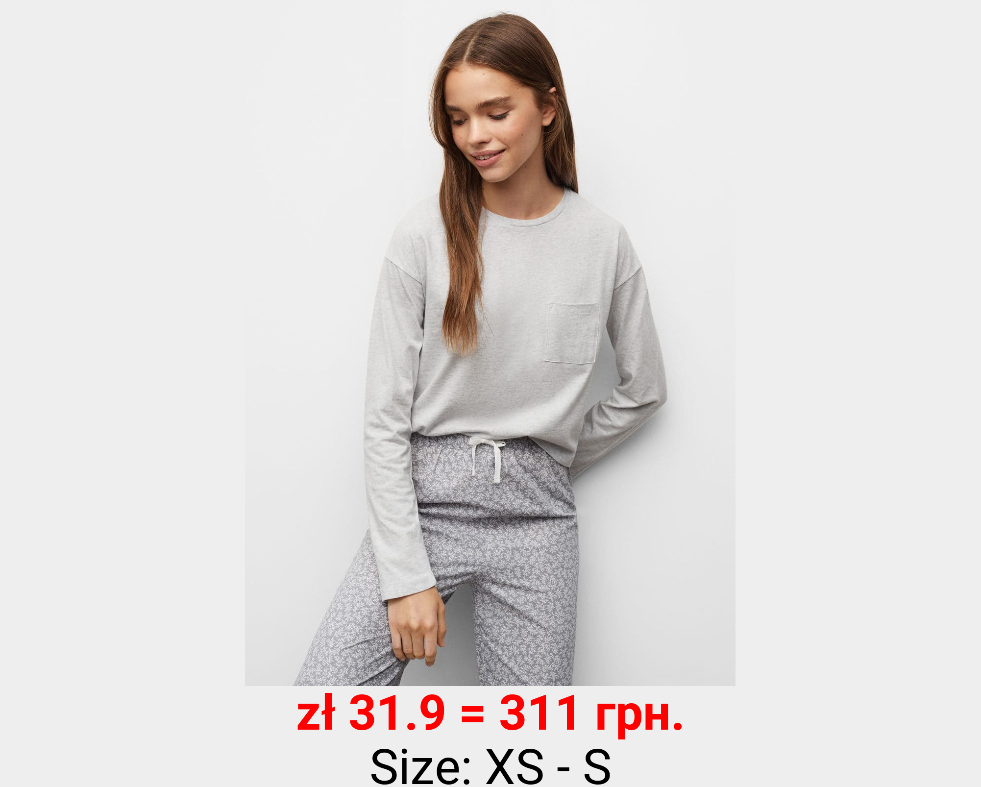 Pijama algodón estampado