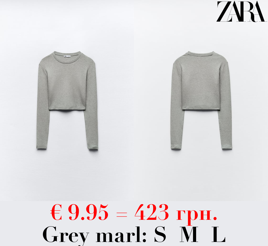 COTTON AND MODAL CROP TOP