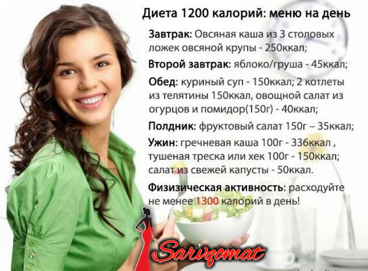 1200 килокалорий