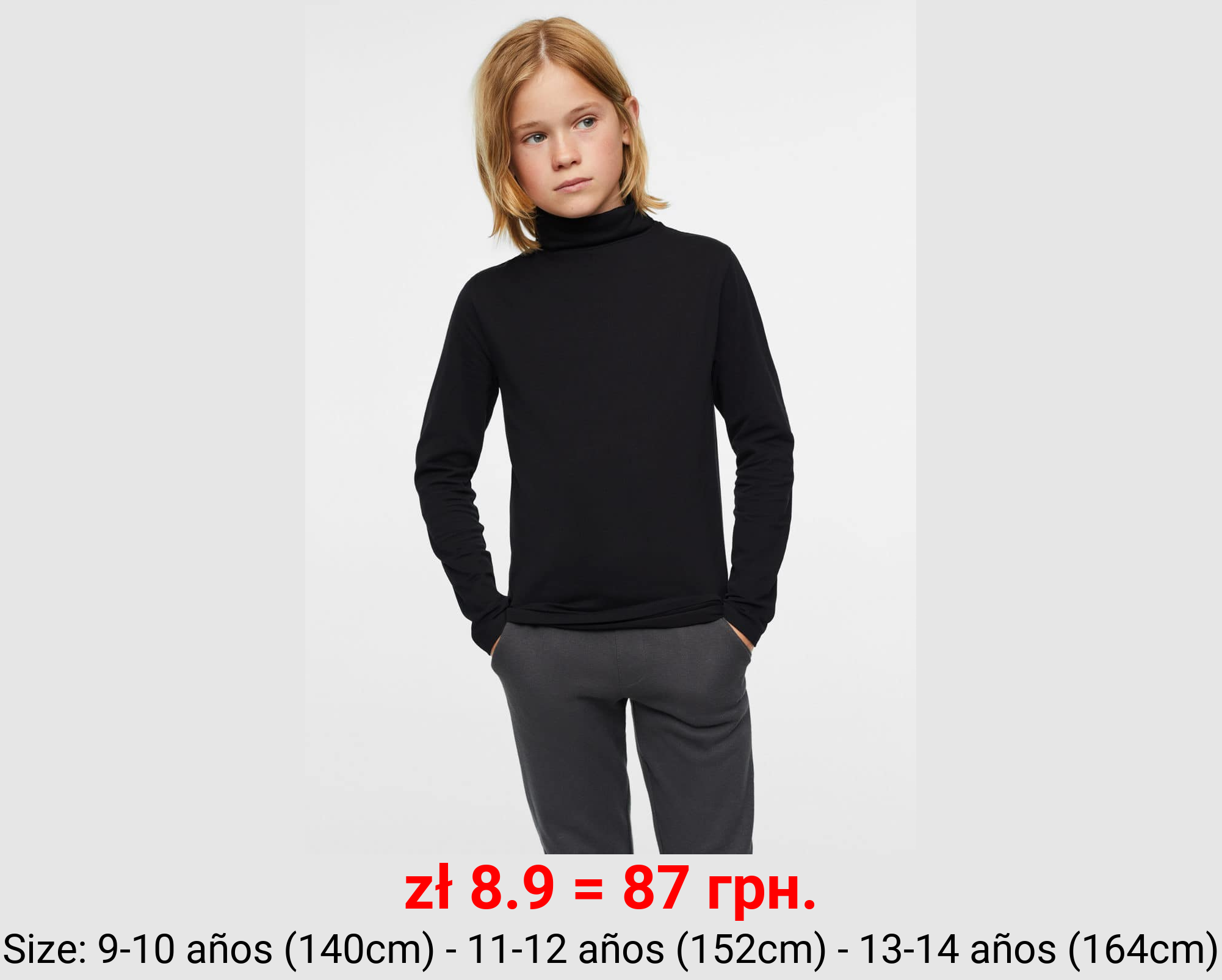 Camiseta manga larga cuello perkins