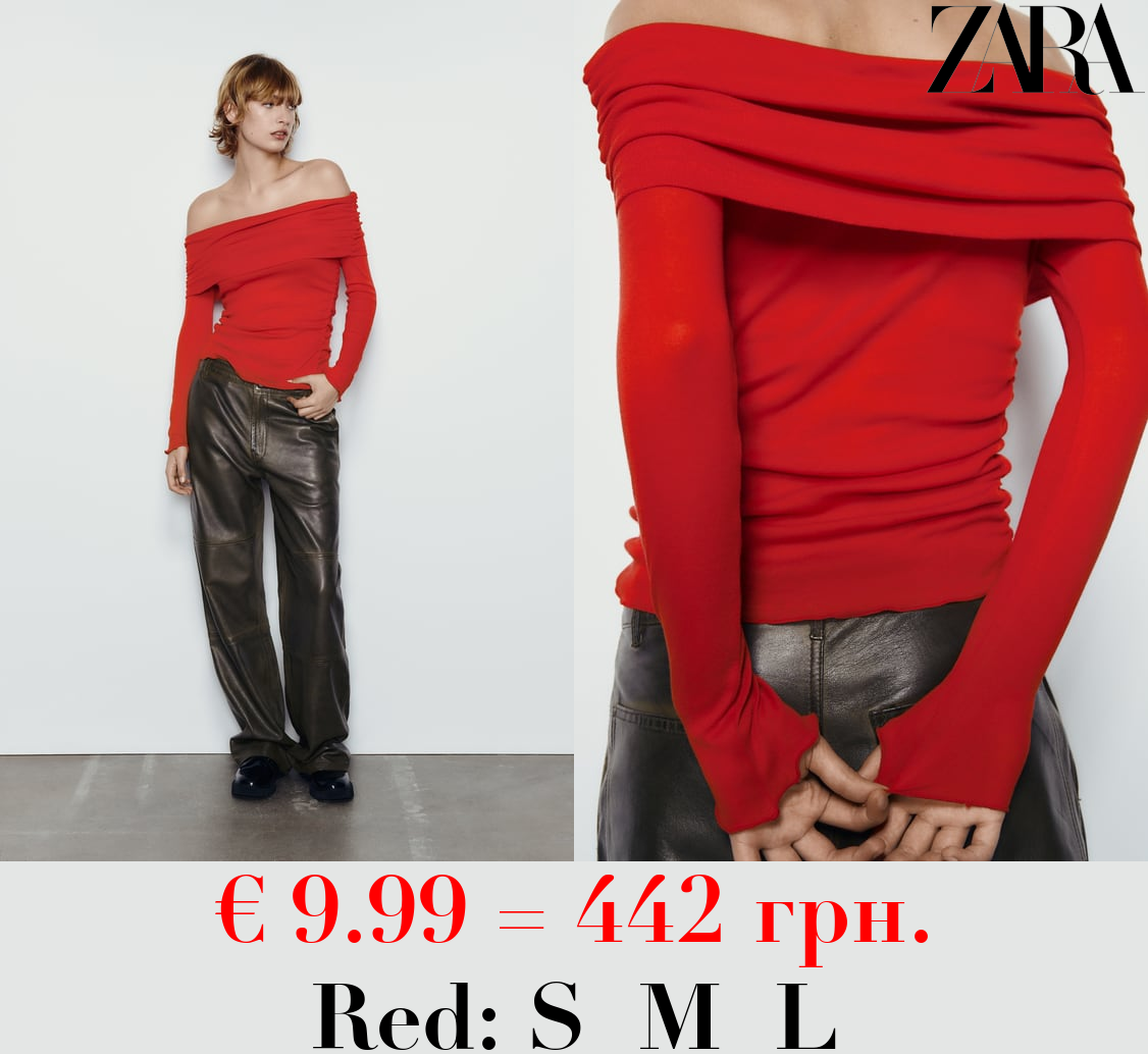 SEMI-SHEER COTTON TOP WITH GATHERING