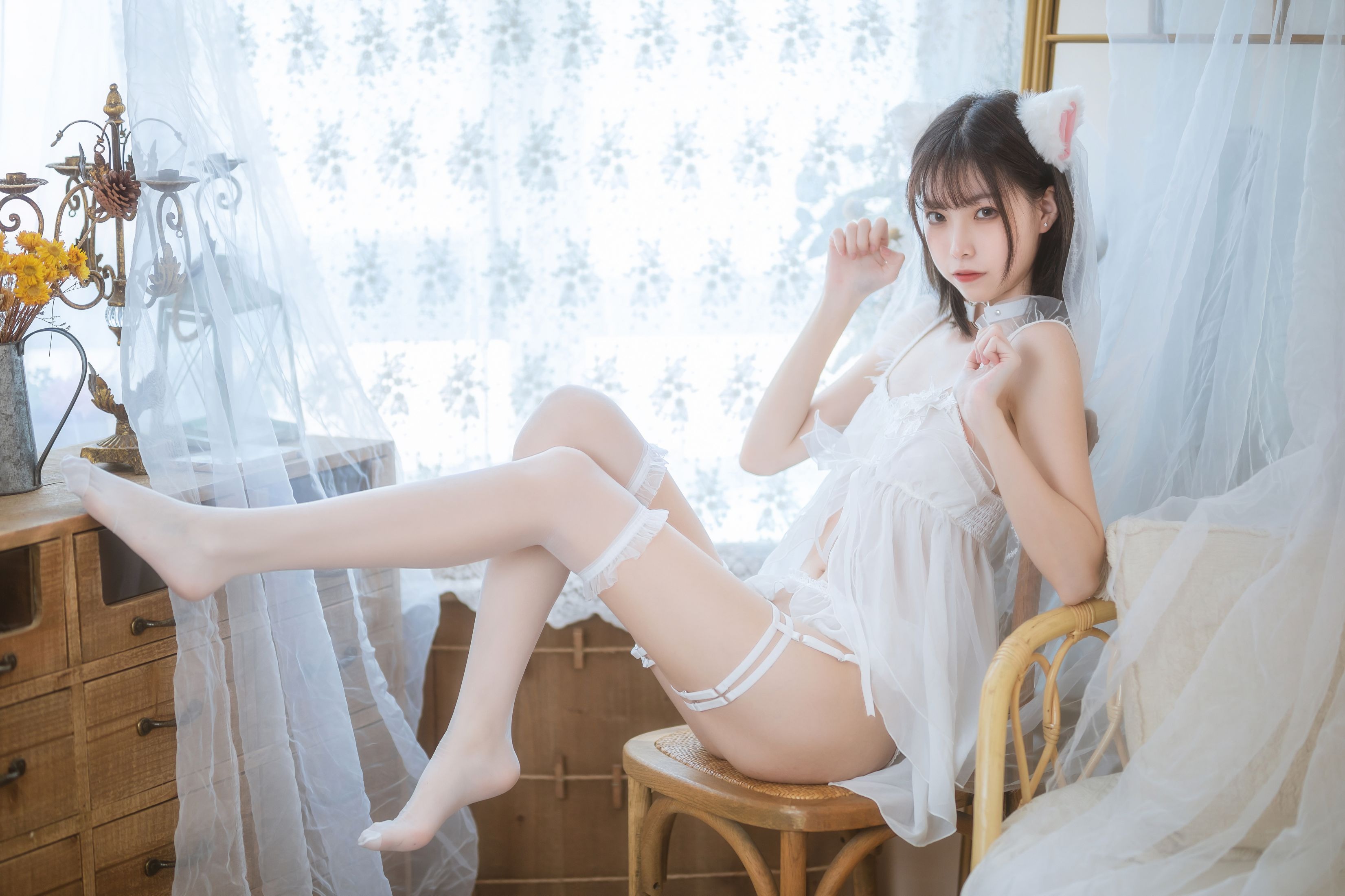 许岚LAN NO.003 少女白色裙[41P-627MB] 15