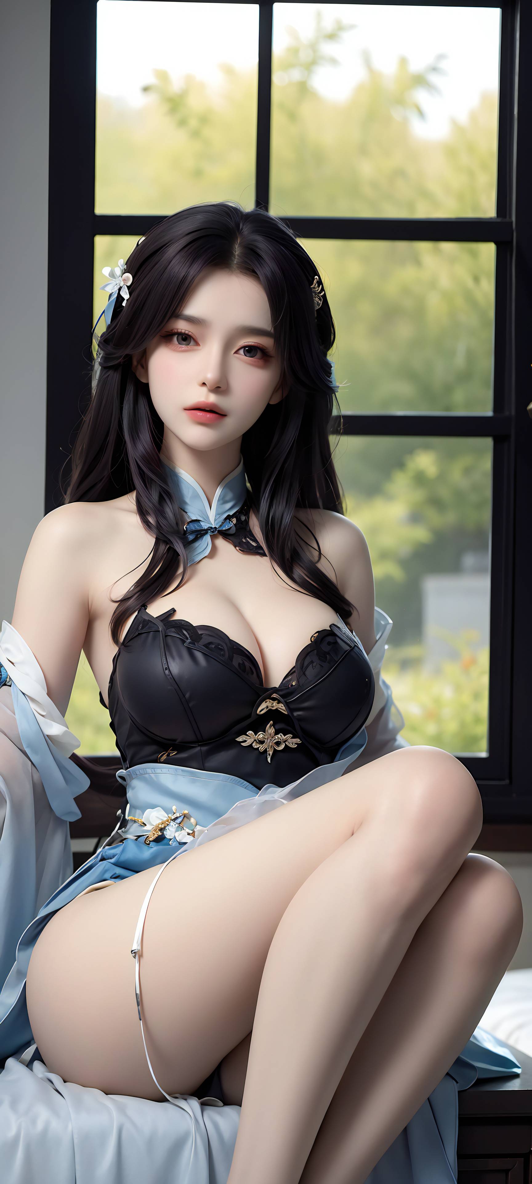 图片[70]-蓝色裙摆0401-六色网