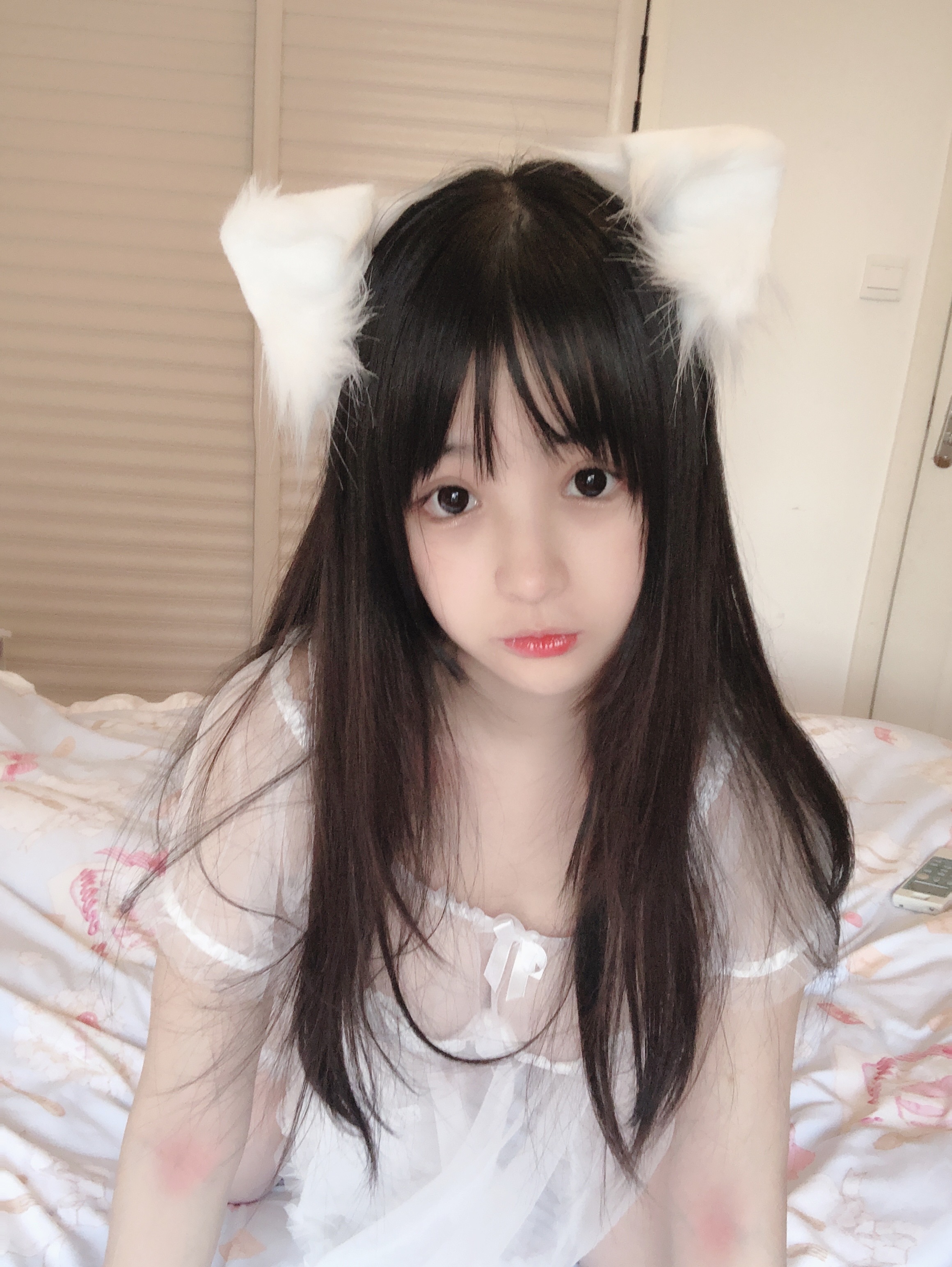 樱井宁宁- 小白猫 蕾丝内衣[31P] 19