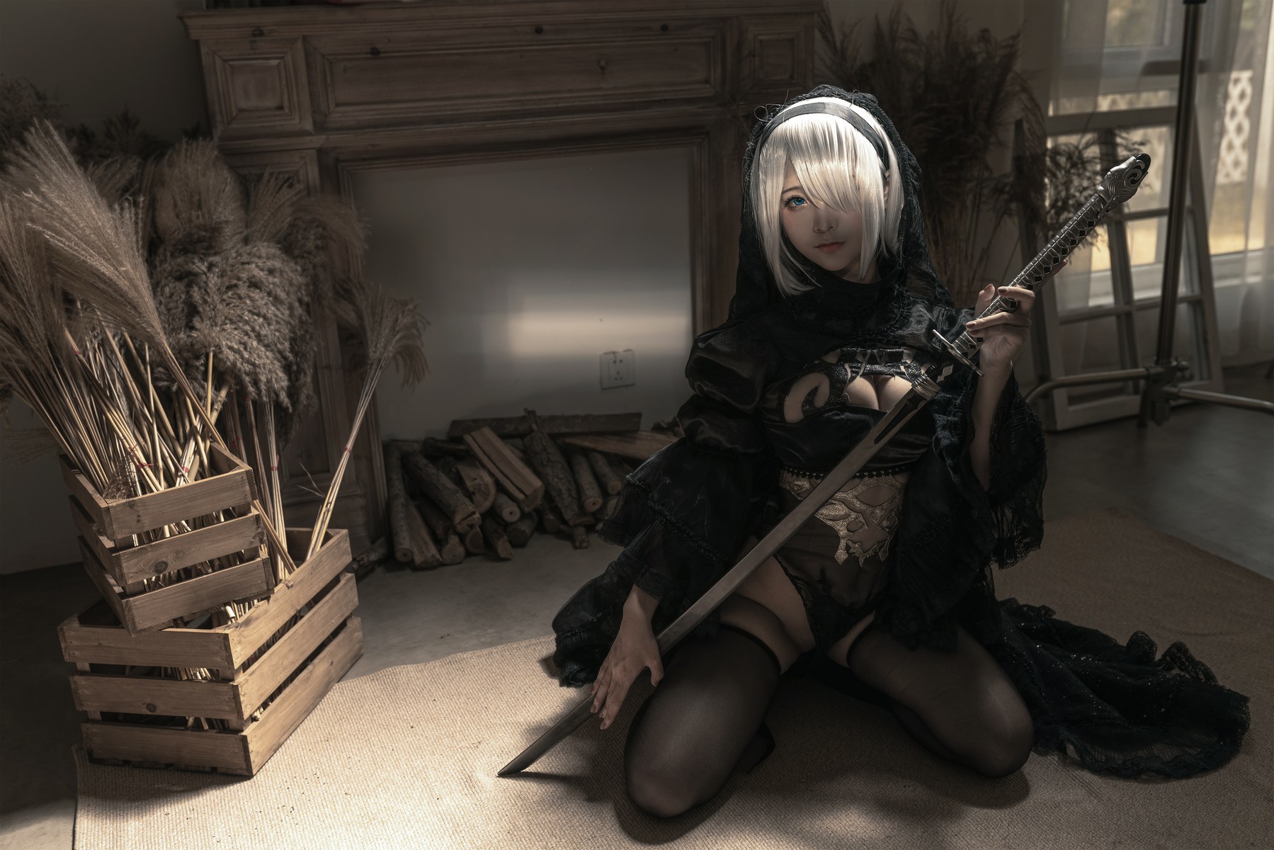 Cosplay 蠢沫沫 Chunmomo 尼尔纪元 黑花嫁 2