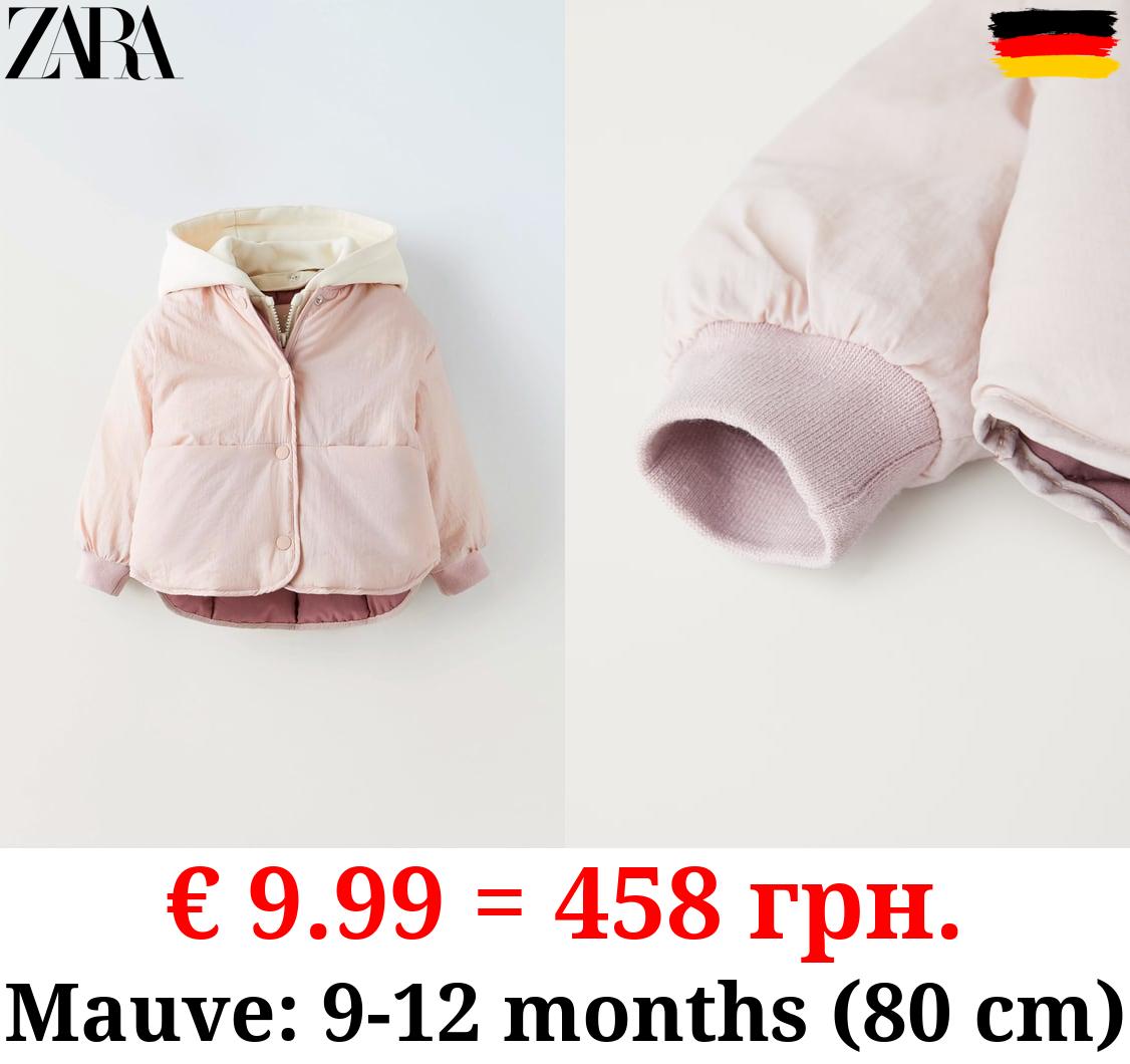 JACKET WITH DETACHABLE HOOD