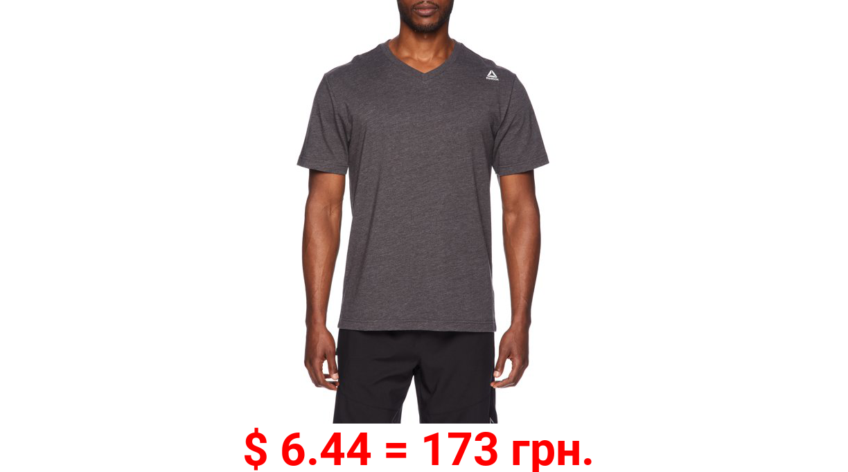 Reebok Men's Jolt 2.0 V-Neck Short Sleeve T-Shirt
