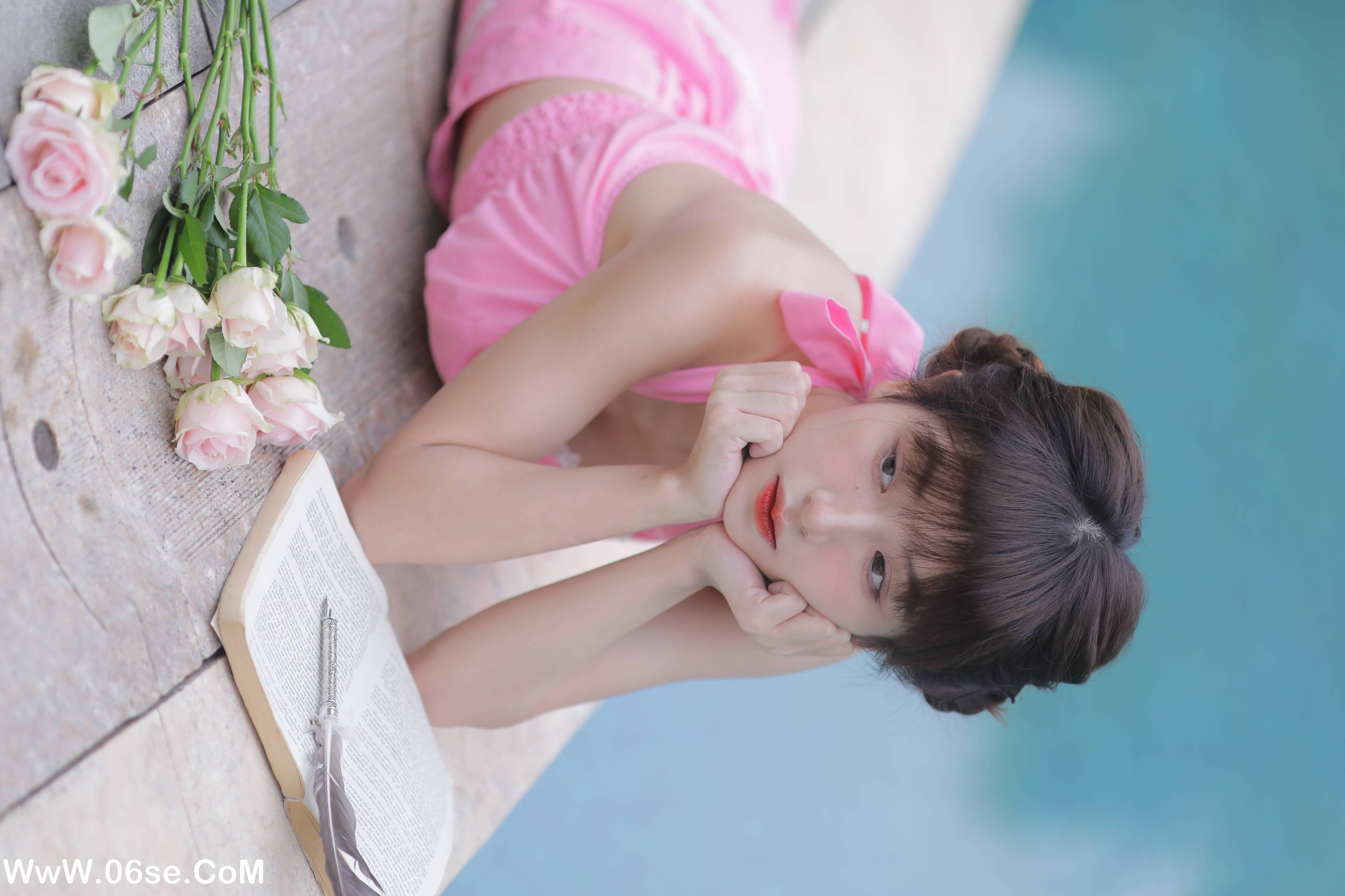 图片[14]-[YITUYU艺图语]2022.11.21 粉色背带裤 顾林x[31+1P／356MB]-六色网