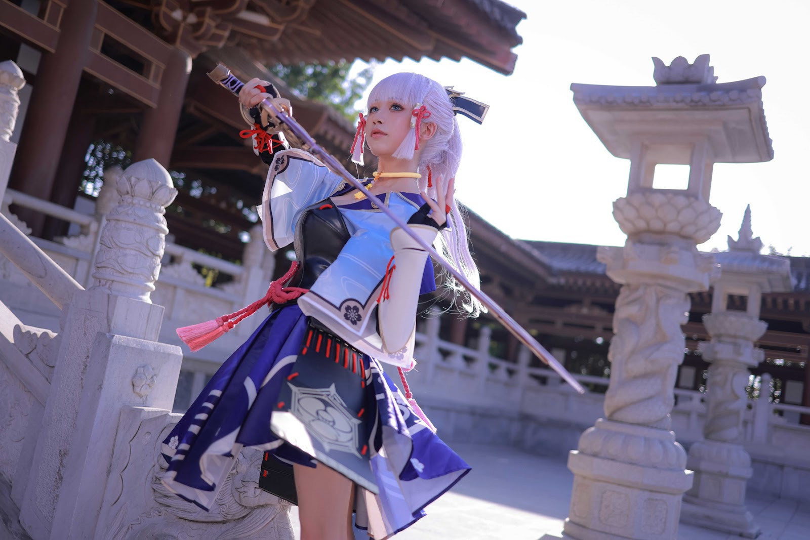 Cosplay 水淼Aqua 神里綾華 Kamisato Ayaka 4