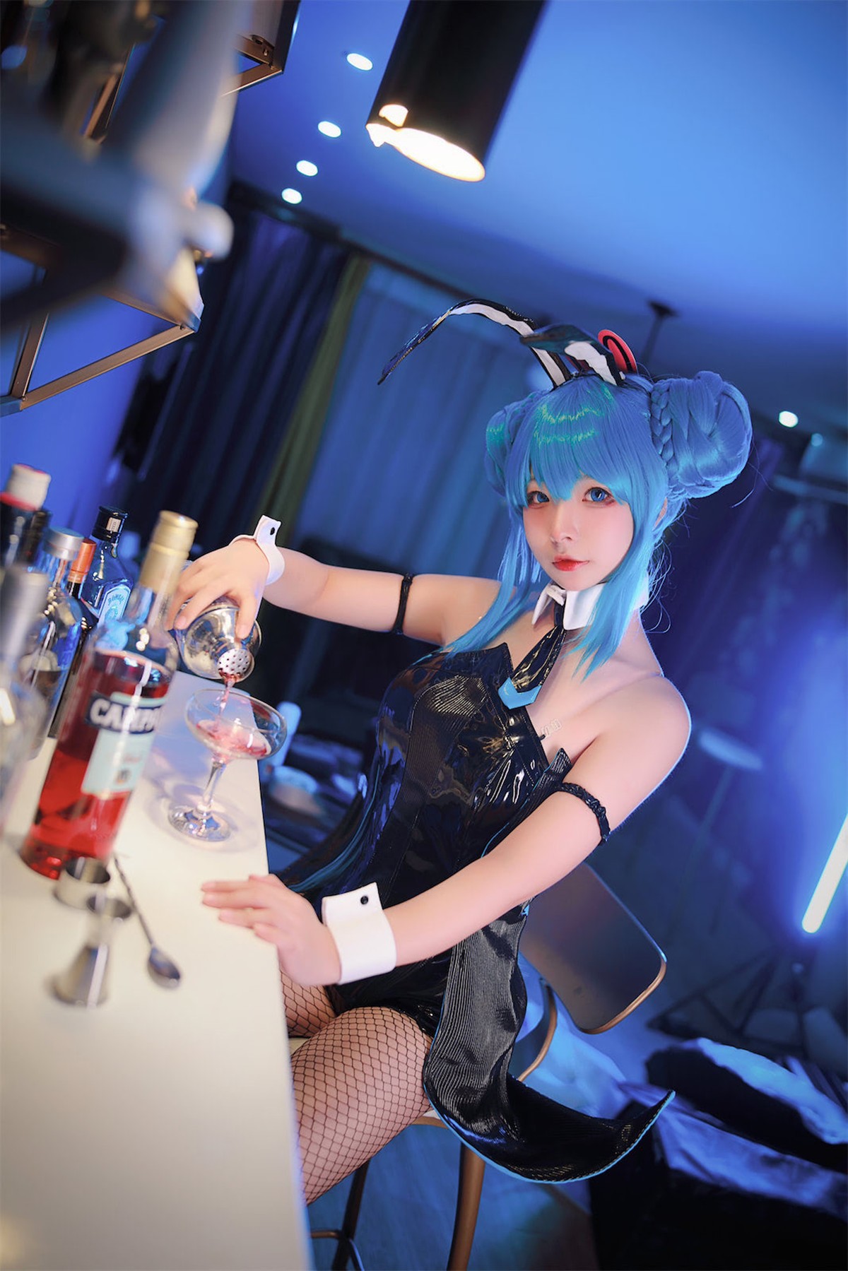 Cosplay Yuuhui玉汇 初音黑兔 14