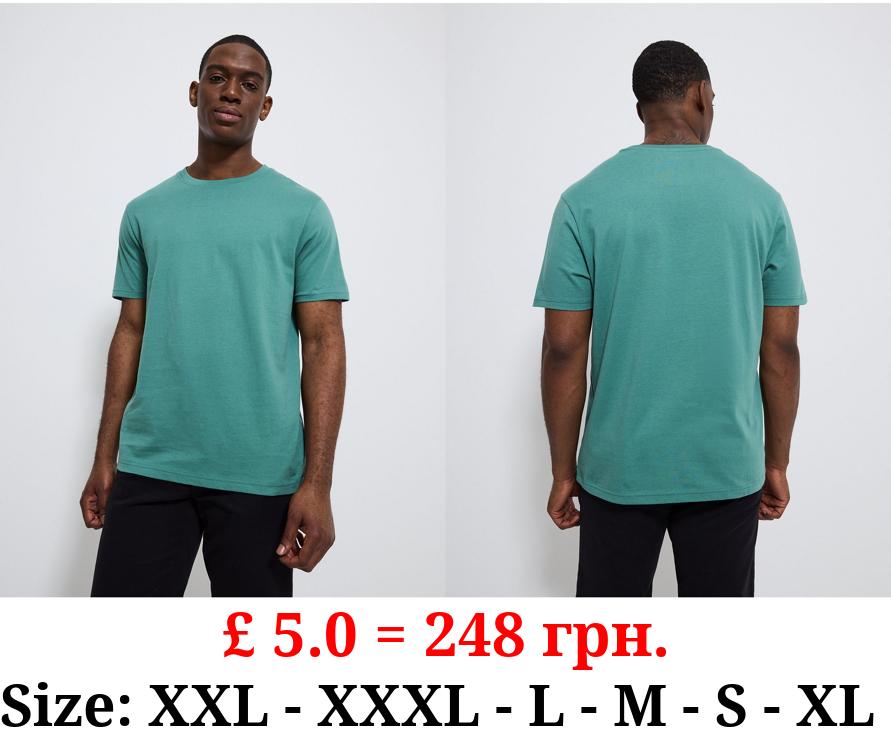 Jade Green Crew Neck T-Shirt