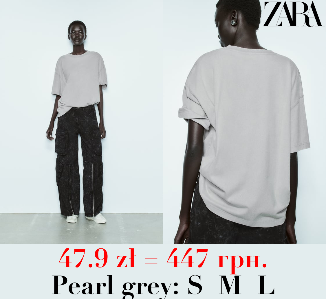 FADED-EFFECT T-SHIRT