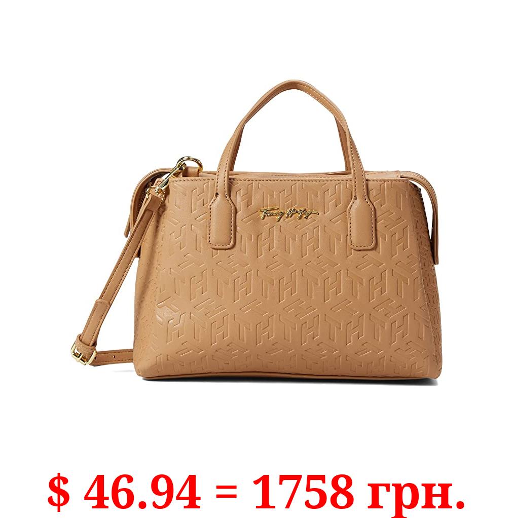Tommy Hilfiger Simone Satchel Embossed PVC