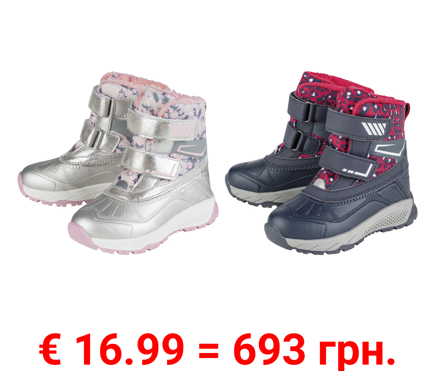 lupilu® Kleinkinder Winterstiefel mit Klettverschluss