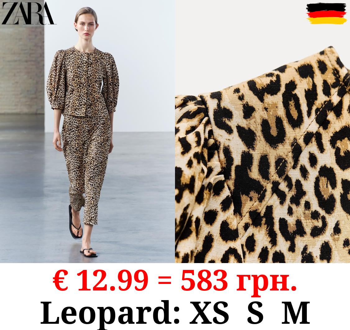 ZW COLLECTION ANIMAL PRINT BLOUSE