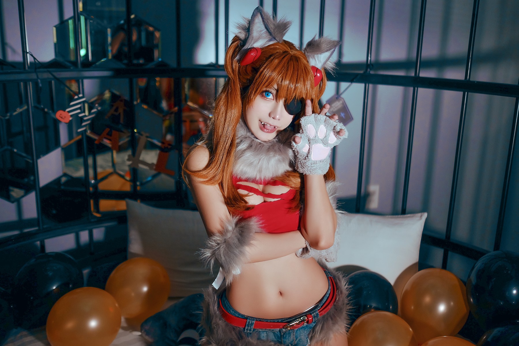 MingTao 明桃 Cosplay Asuka Werewolf 5
