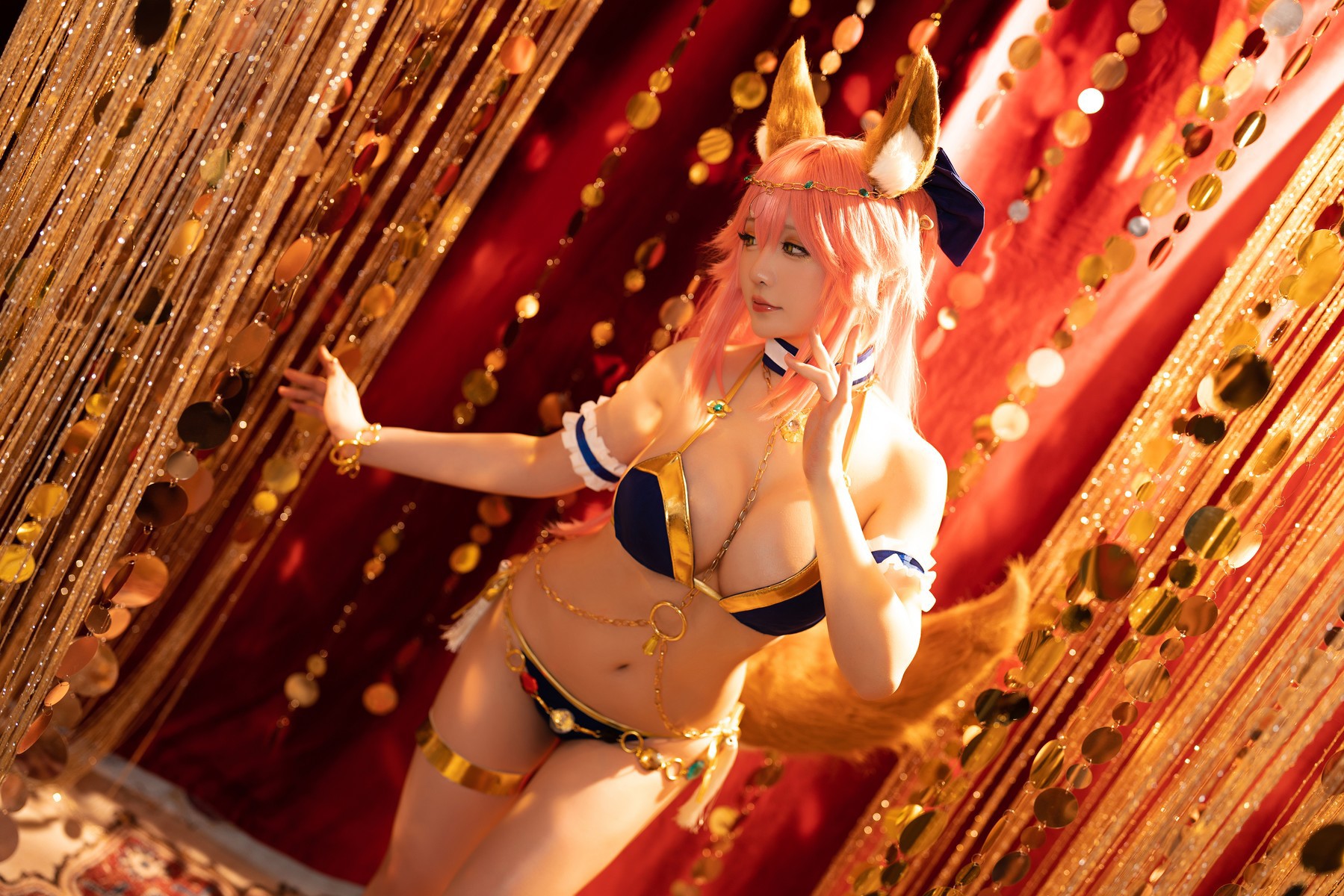 星之迟迟 Cosplay 玉藻前舞娘 16