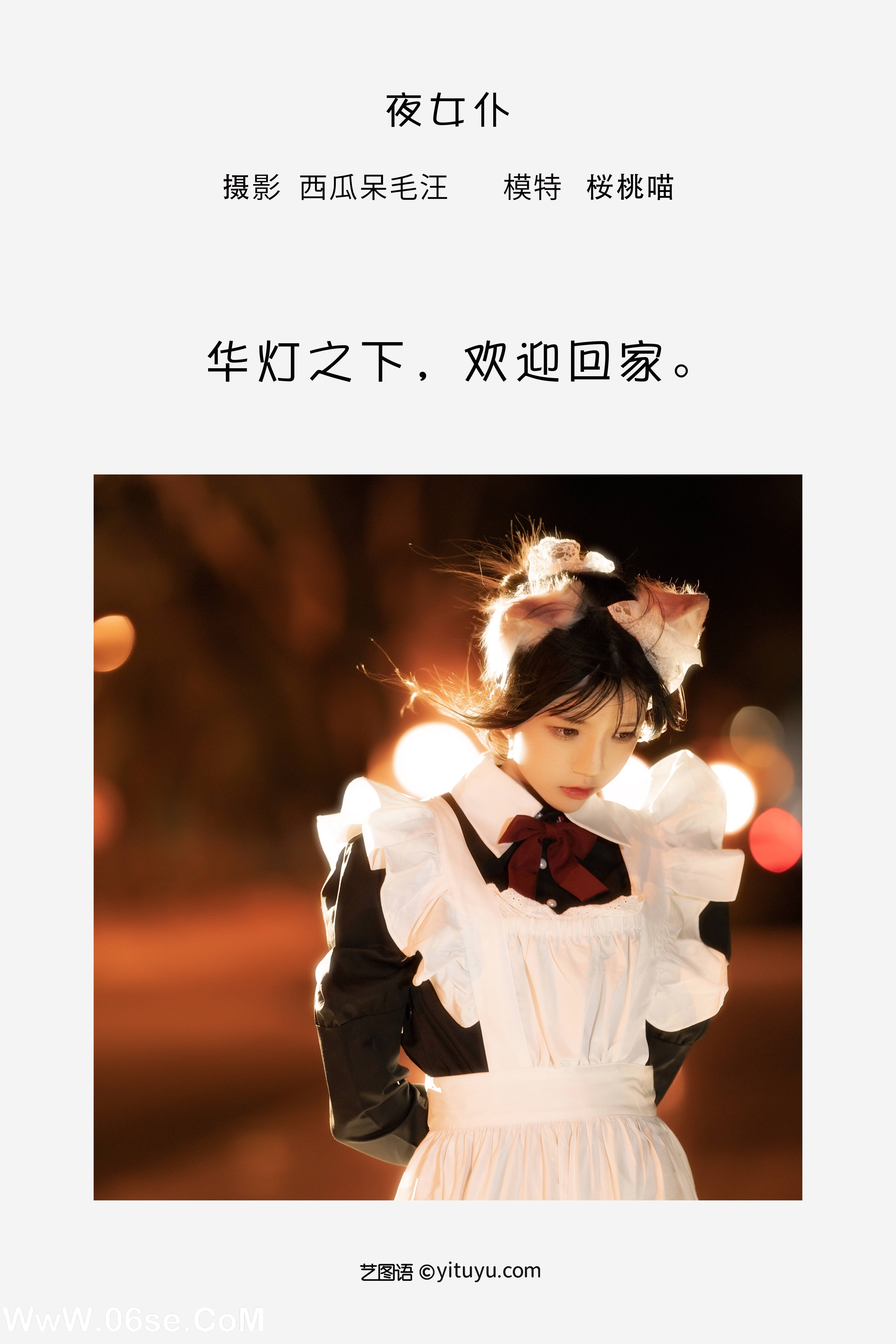 图片[2]-[YITUYU艺图语]2022.05.19 夜女仆 桜桃喵[21P-684.56 MB]-六色网