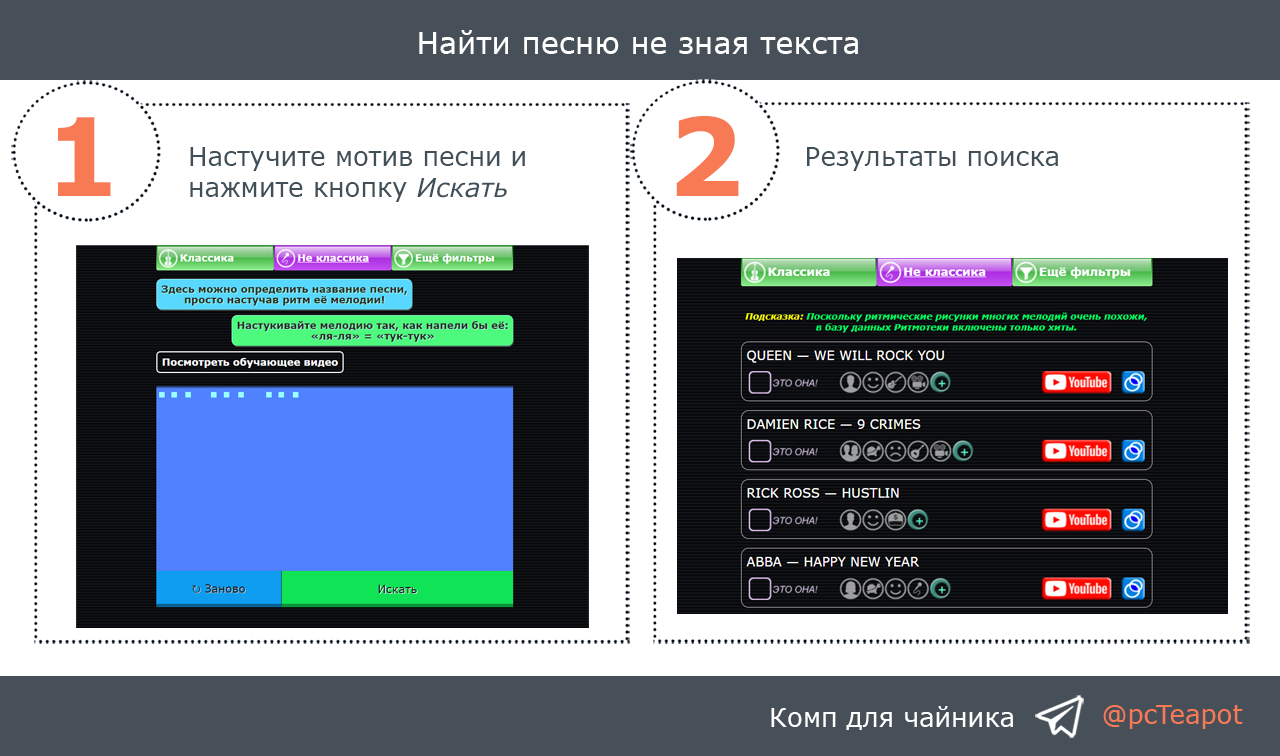 Сайт песня по ритму