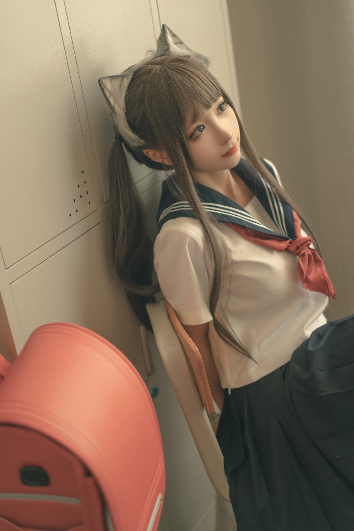 蠢沫沫 Cosplay 放学后 6