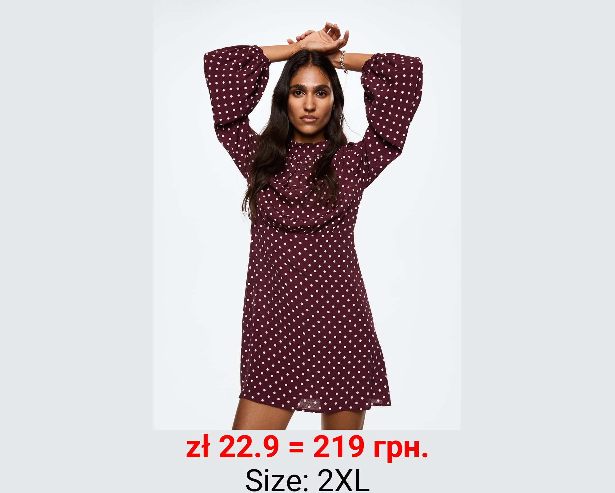 Vestido fluido estampado