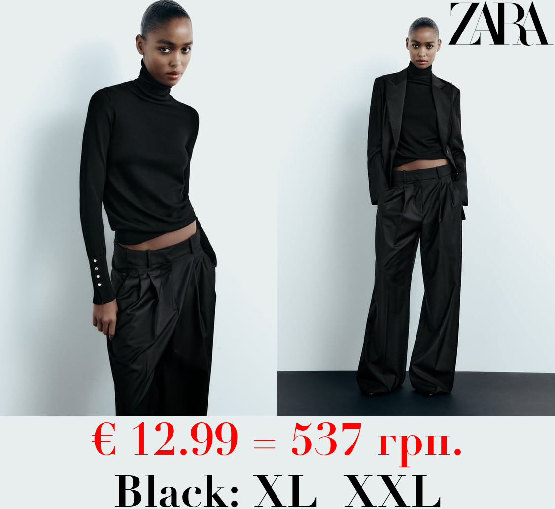 BASIC HIGH NECK KNIT SWEATER