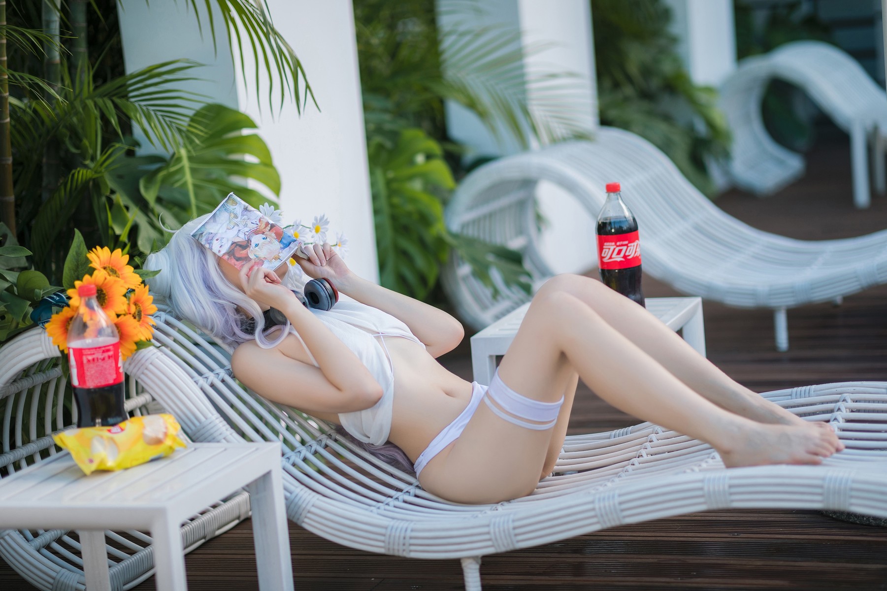 Cosplay 焖焖碳 恶毒泳衣 Vicious Swimsuit 30