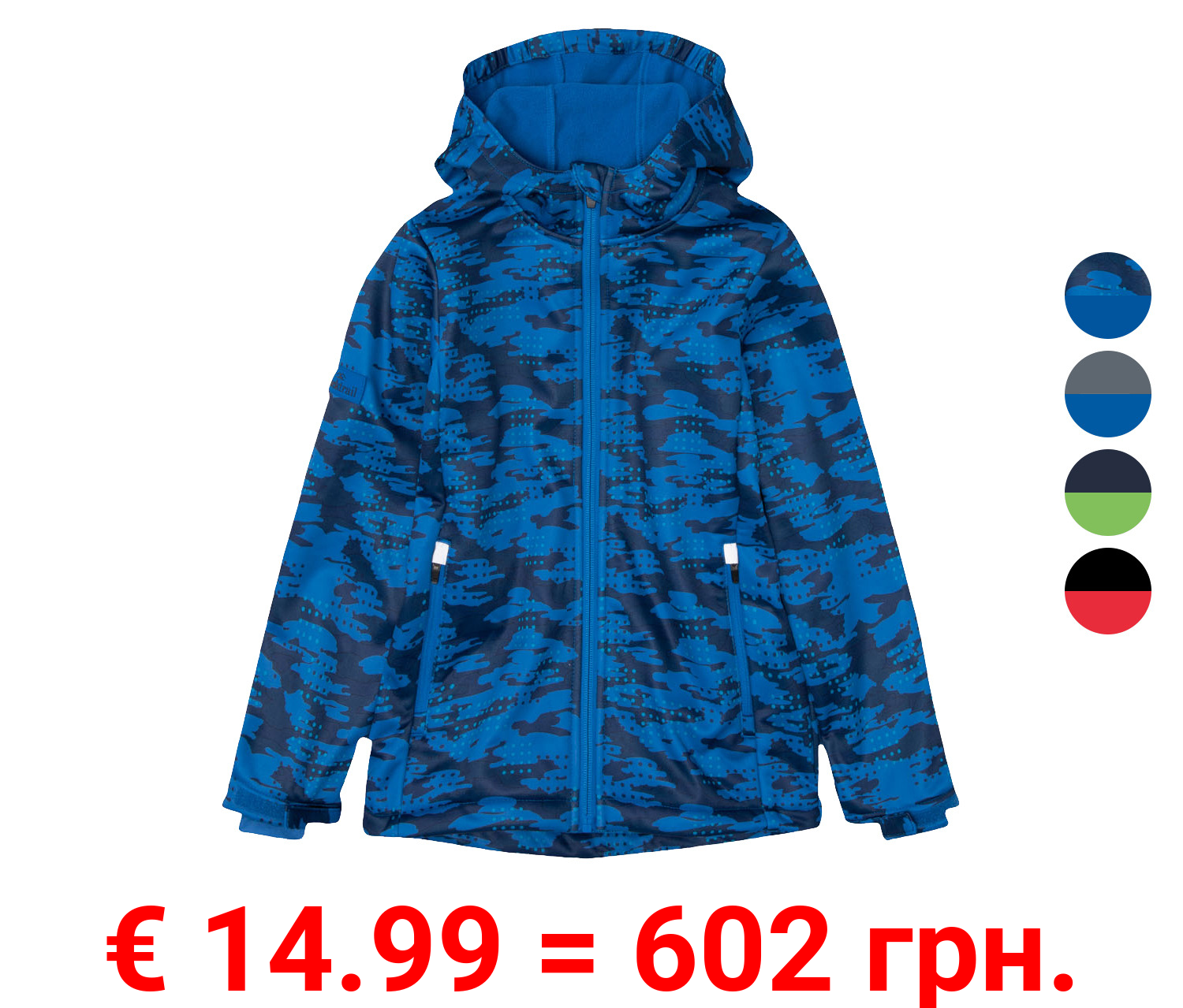 Rocktrail Kinder Jungen Softshelljacke mit umweltfreundlicher Imprägnierung