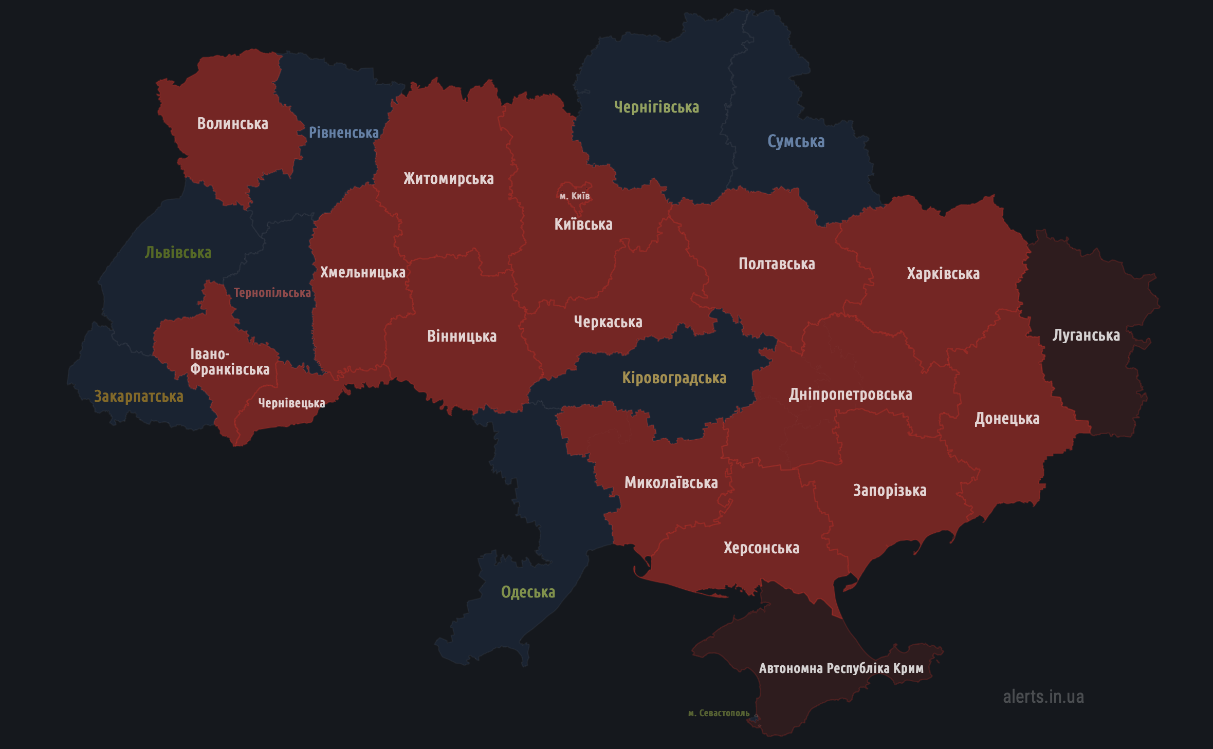 Карта украины 2023