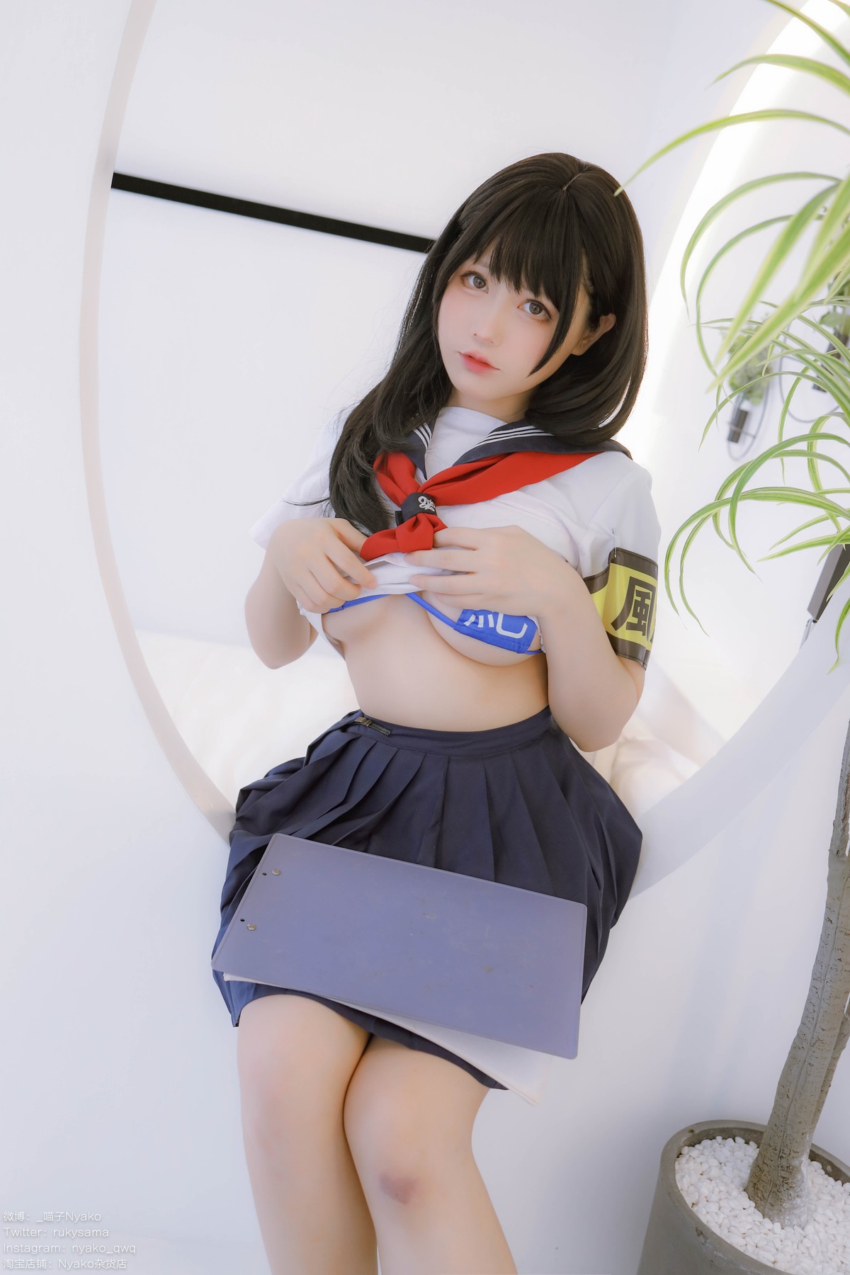 Cosplay Nyako喵子 风纪委员 15
