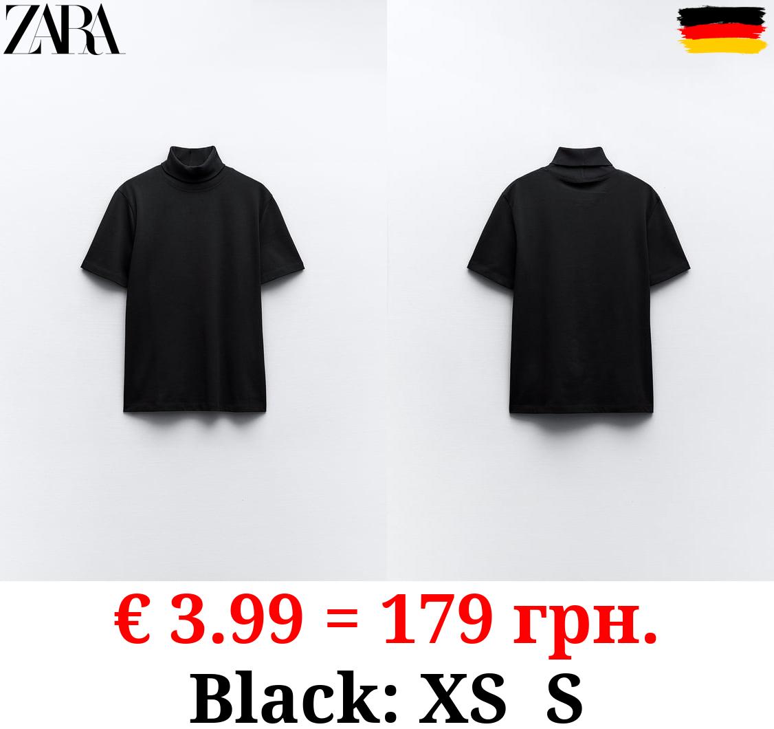 HEAVY COTTON TURTLENECK TOP