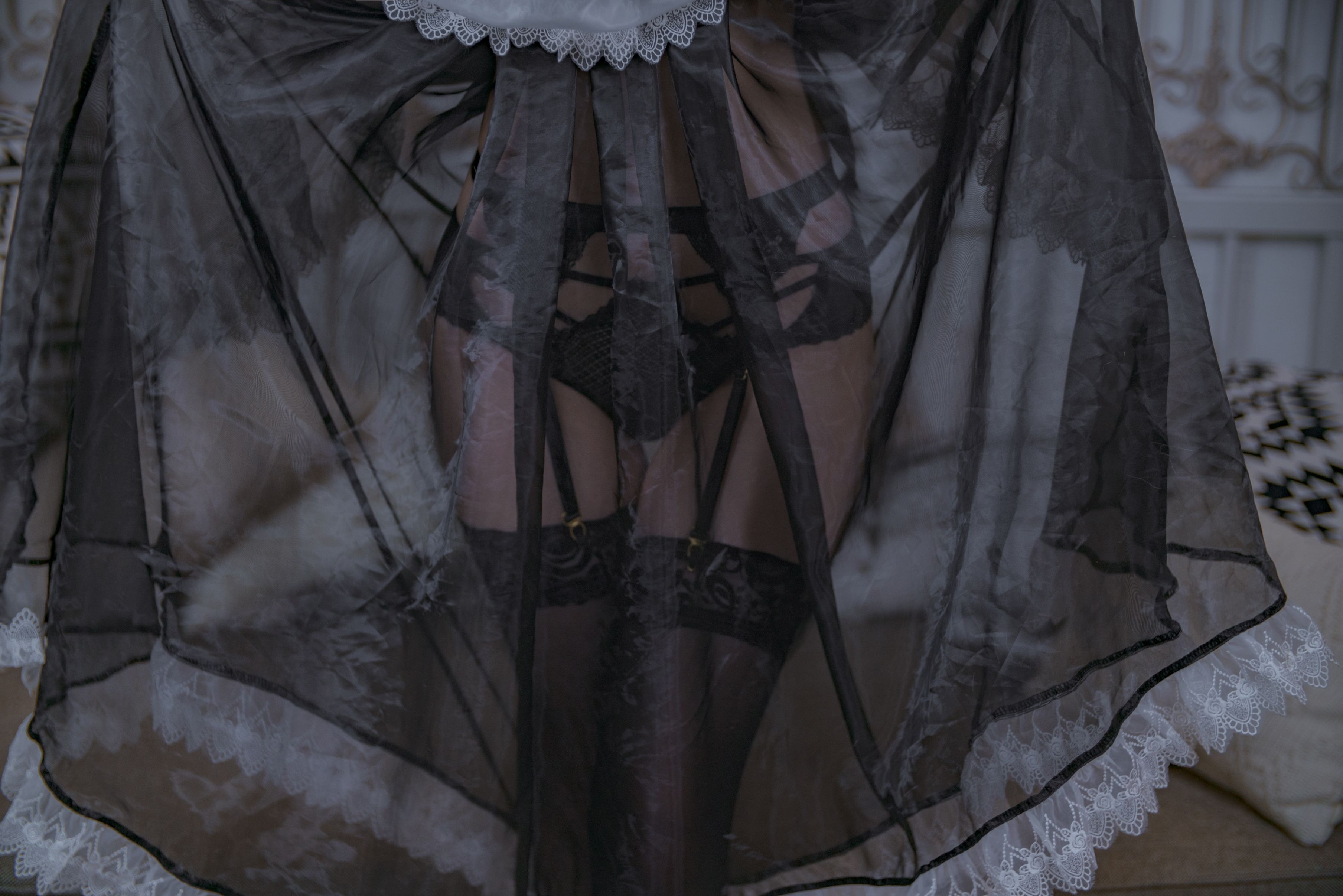 NO.003 黑色透明女仆 [54P-598MB] 32