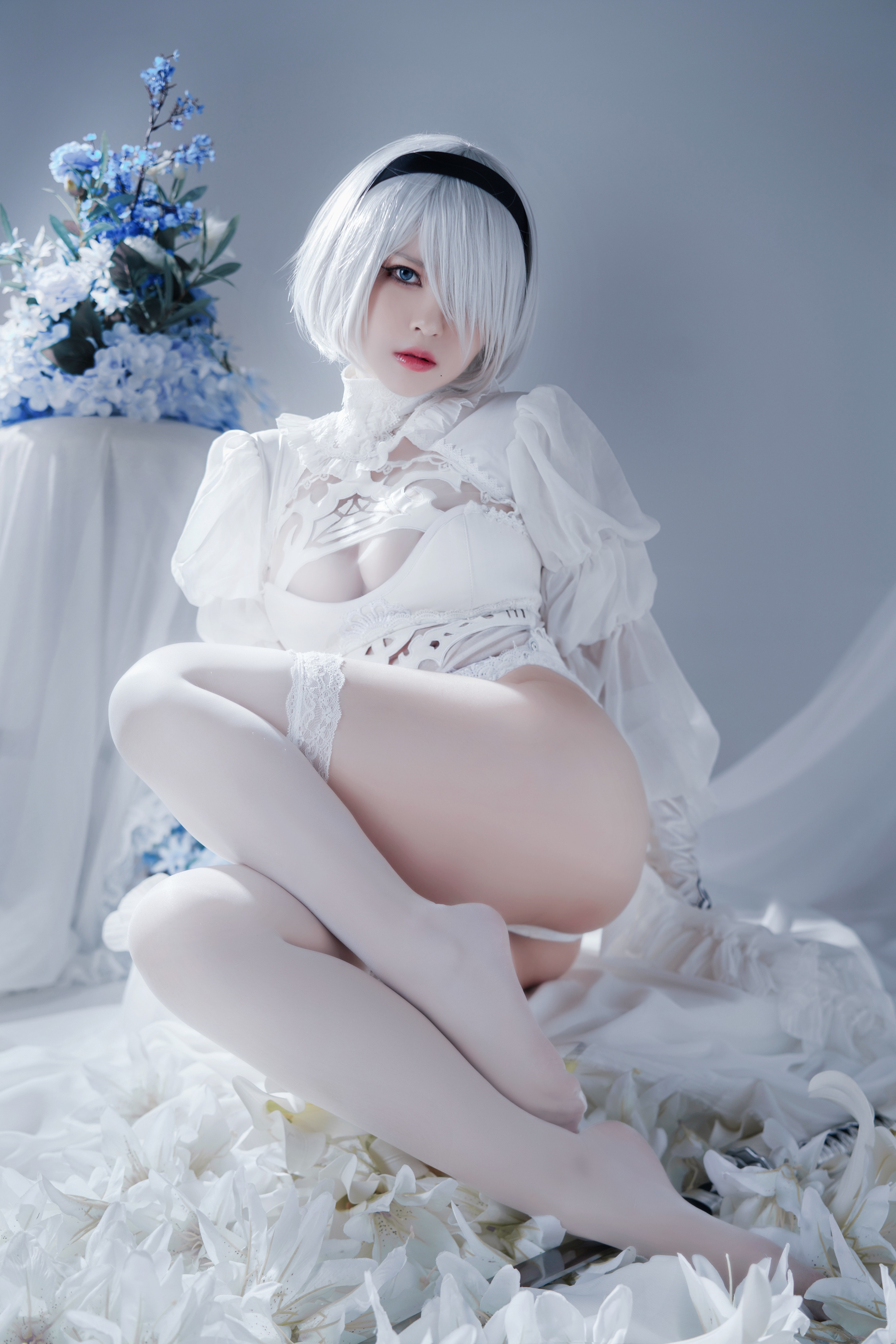 半半子 - Automataヨルハ二号B型 白礼服 13