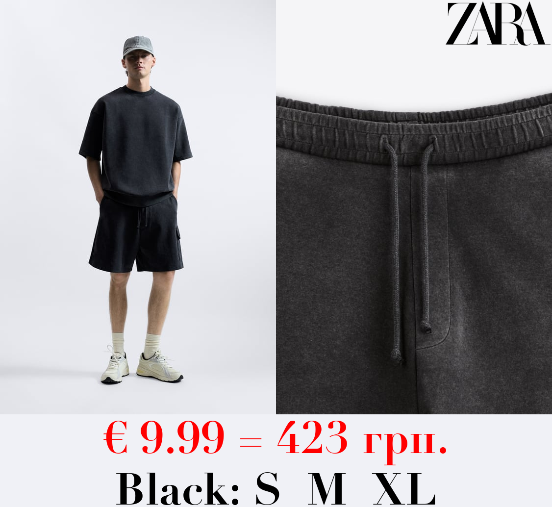 CARGO JOGGER BERMUDA SHORTS