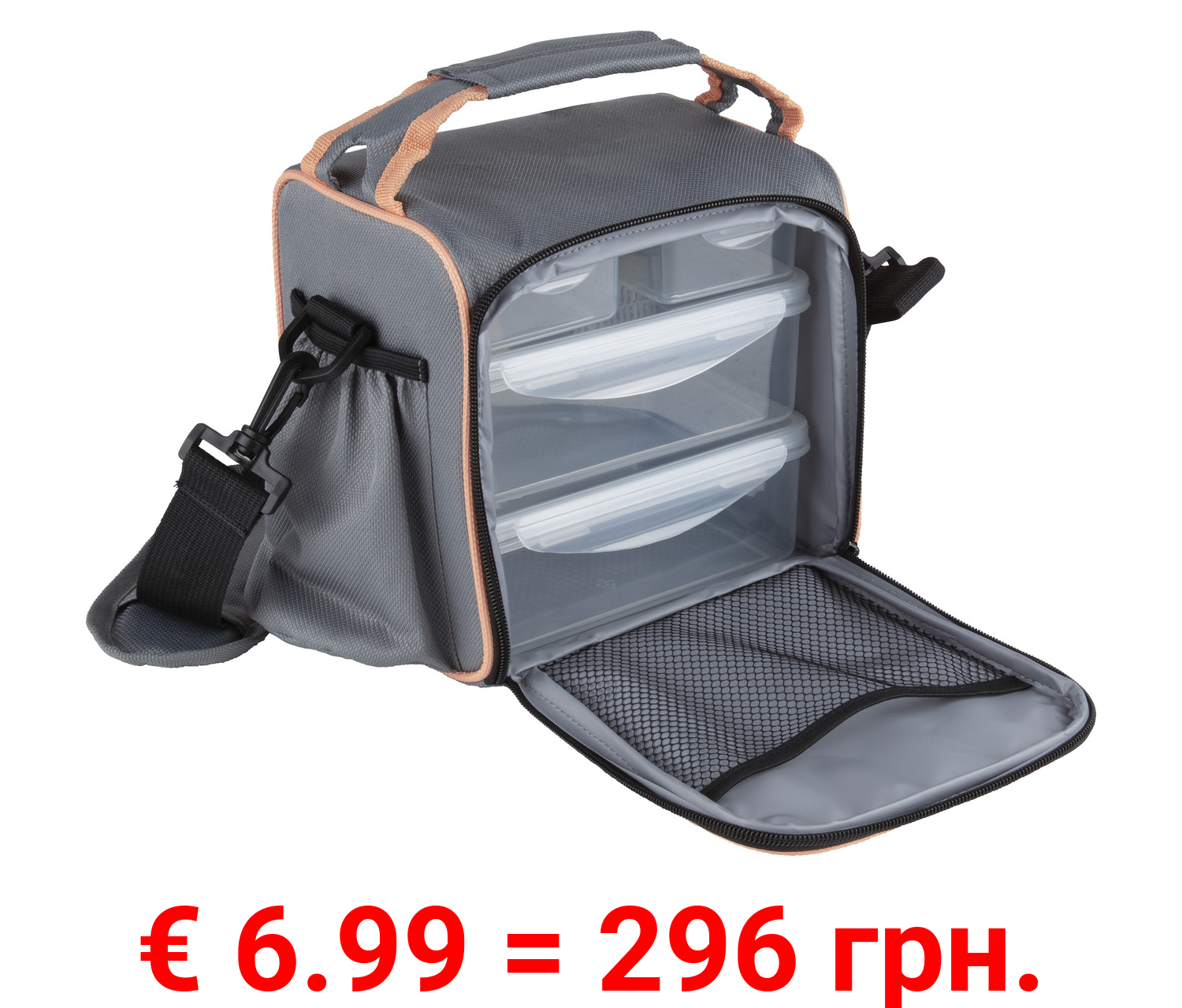 ERNESTO® Kühltasche mit Lunchboxen, 5-teilig