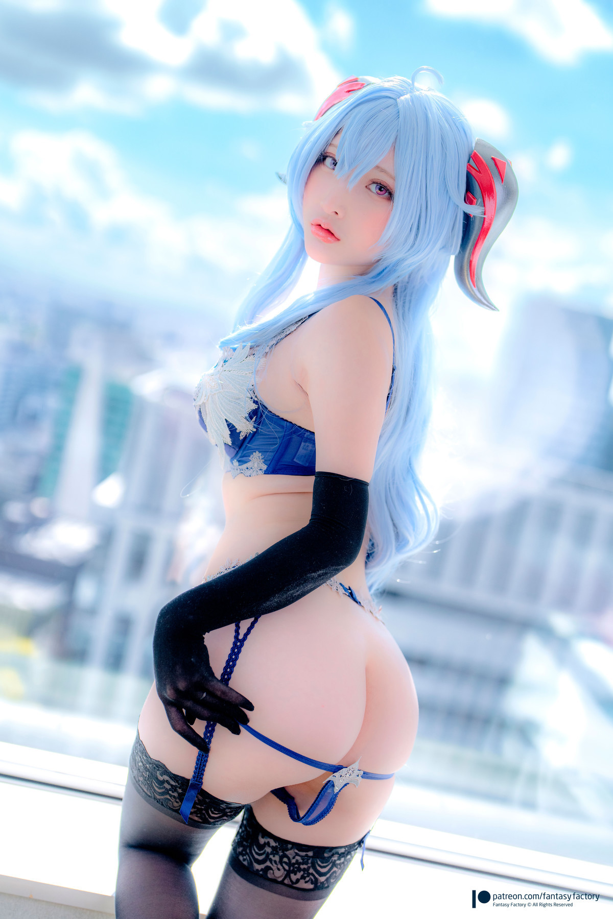 Fantasy Factory 小丁 甘雨内衣 Ganyu Lingerie 31