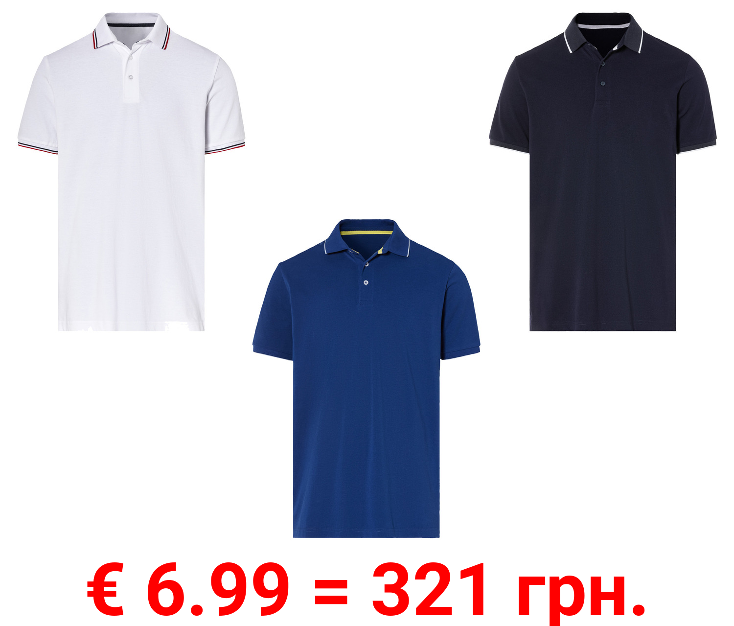 LIVERGY® Herren Poloshirt, gerade geschnitten