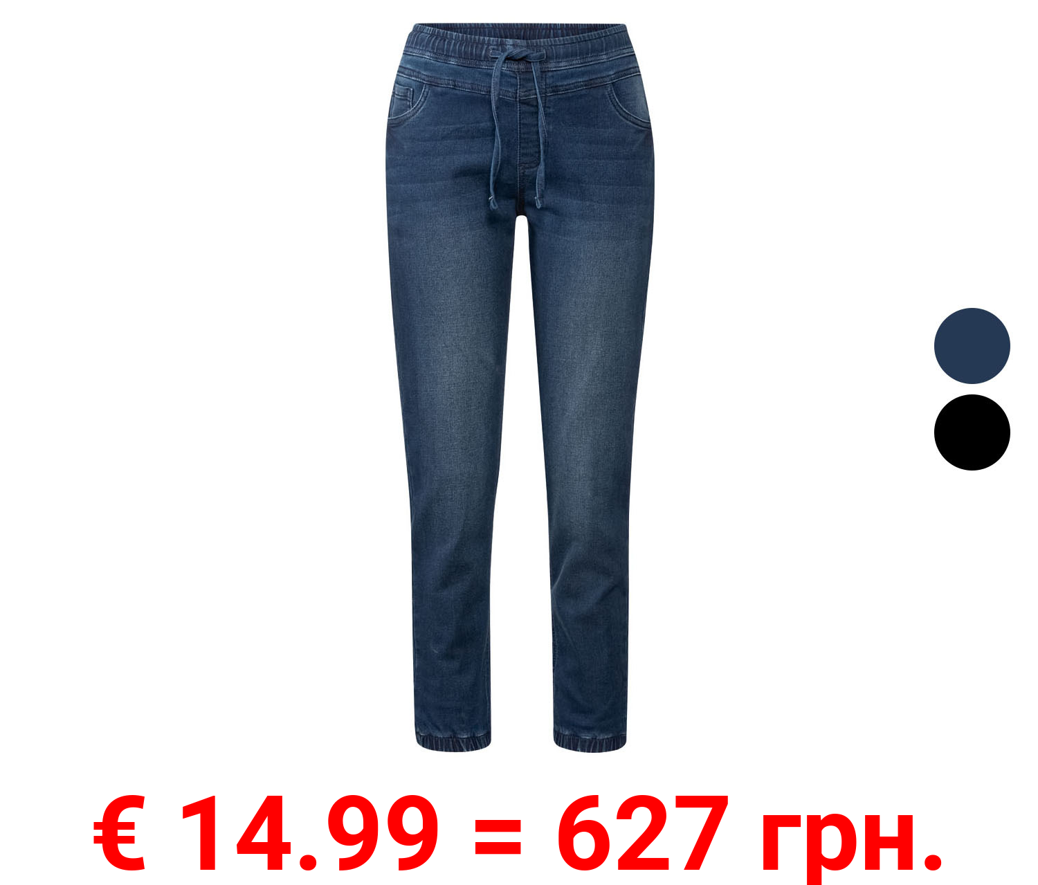 esmara® Damen Denim-Joggers mit normaler Leibhöhe