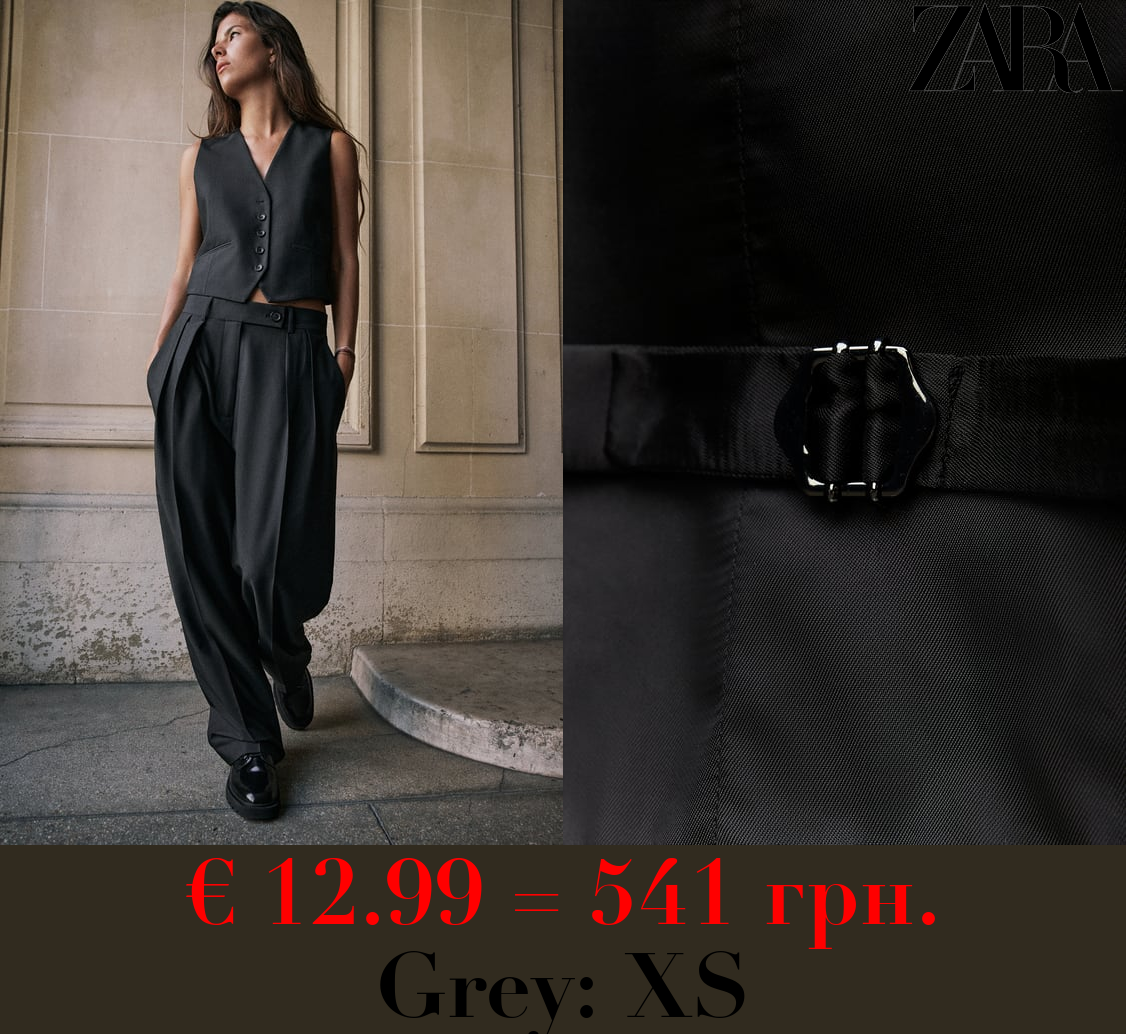 ZW COLLECTION BUTTONED WAISTCOAT