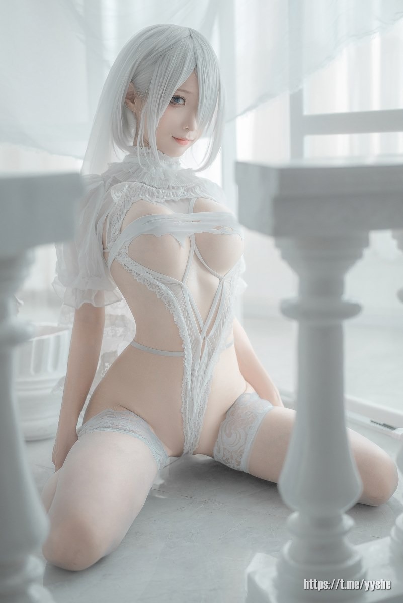 蠢沫沫 - 2B 白婚纱 [59P] 35