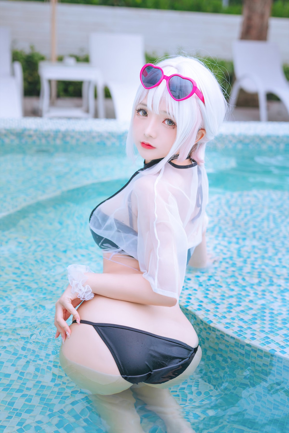 Cosplay 日奈娇 天狼星泳装 2