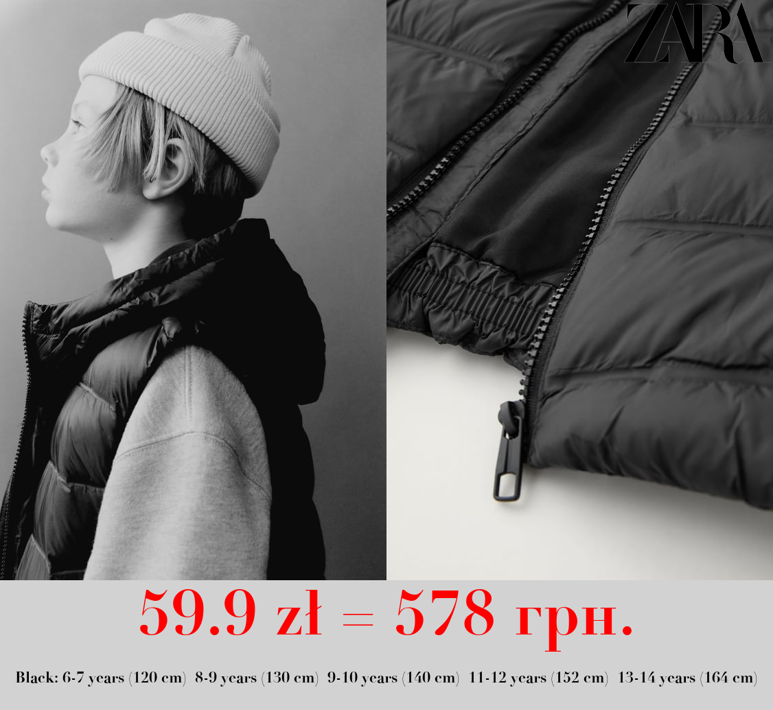 SOFT LIGHT PUFFER GILET WITH PADDING