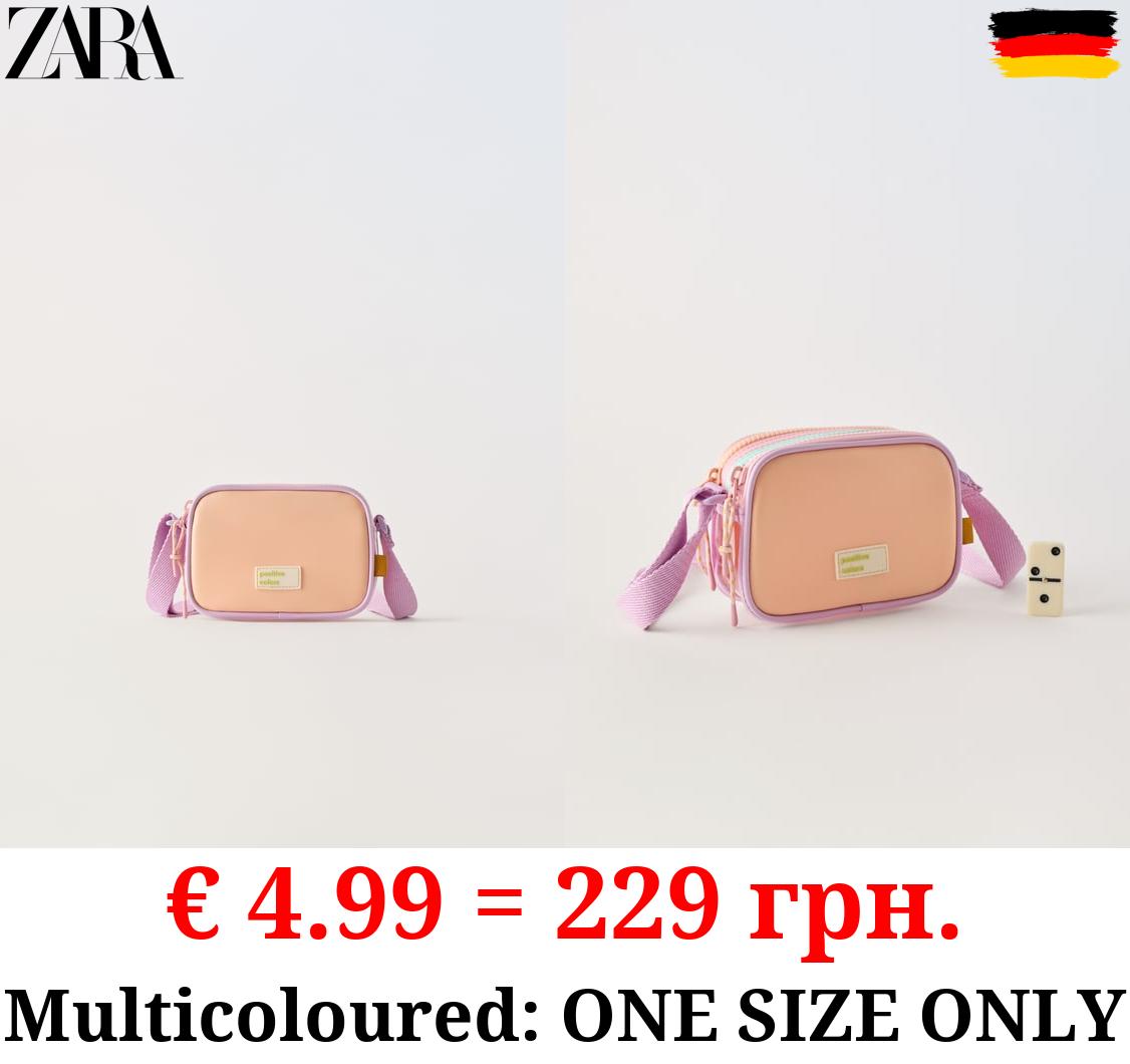 RUBBERISED PASTEL CROSSBODY BAG